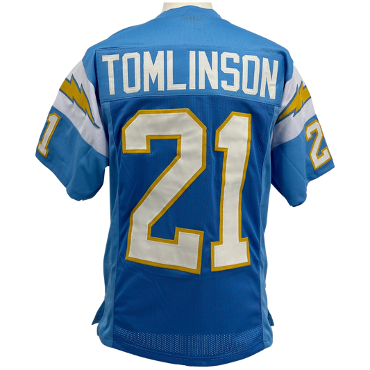 WRONG SKU - LADAINIAN TOMLINSON Chargers Powdr Blue Jersey M-5XL Unsigned Custom Sewn Stitched