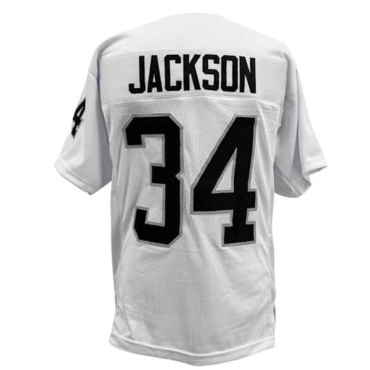 Bo Jackson Jersey White Los Angeles B/SL | S-5XL Unsigned Custom Sewn Stitched