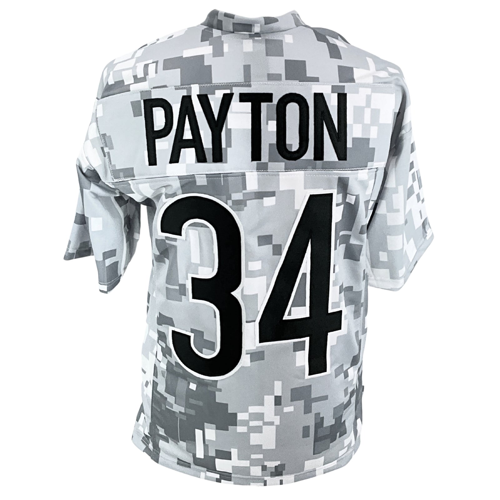 Walter Payton Jersey White Camouflage Chicago | Unisex Adult Sizes S-5XL Unsigned Sewn Stitched