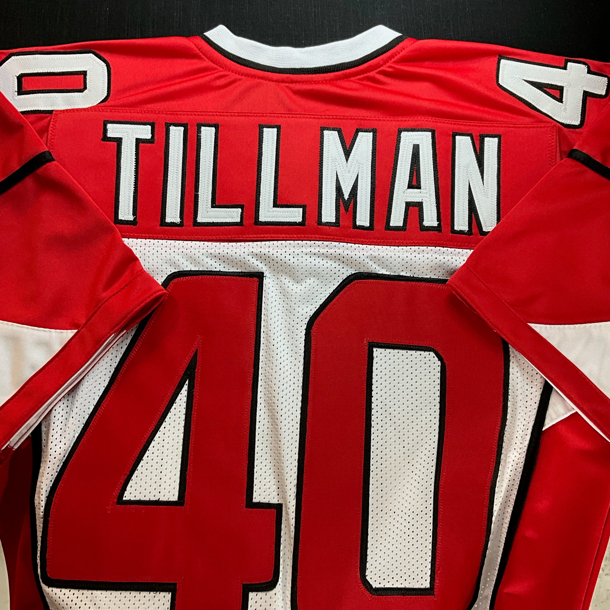 Pat Tillman Jersey White and Red Arizona | Unisex Adult Sizes S-5XL Unsigned Custom Sewn Stitched