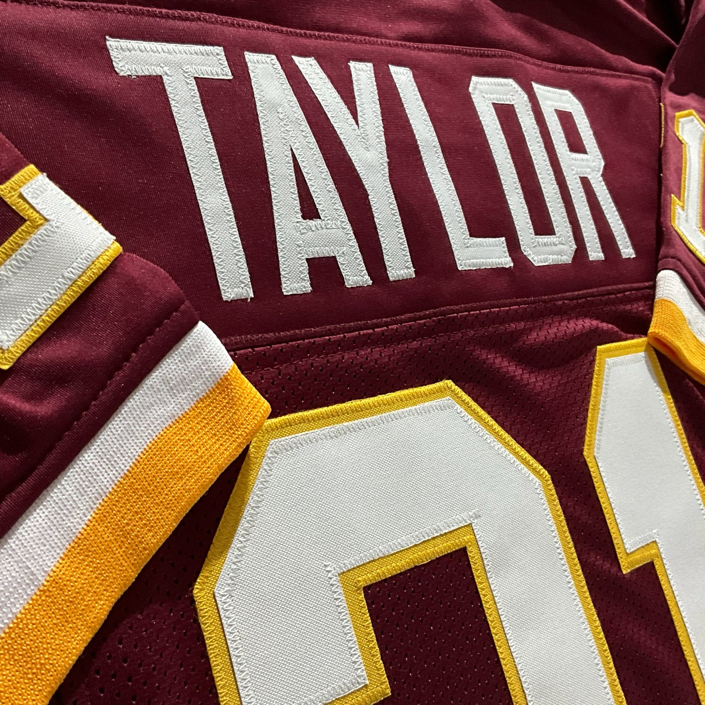 Sean Taylor Jersey Burgundy Washington | S-5XL Unsigned Custom Sewn Stitched