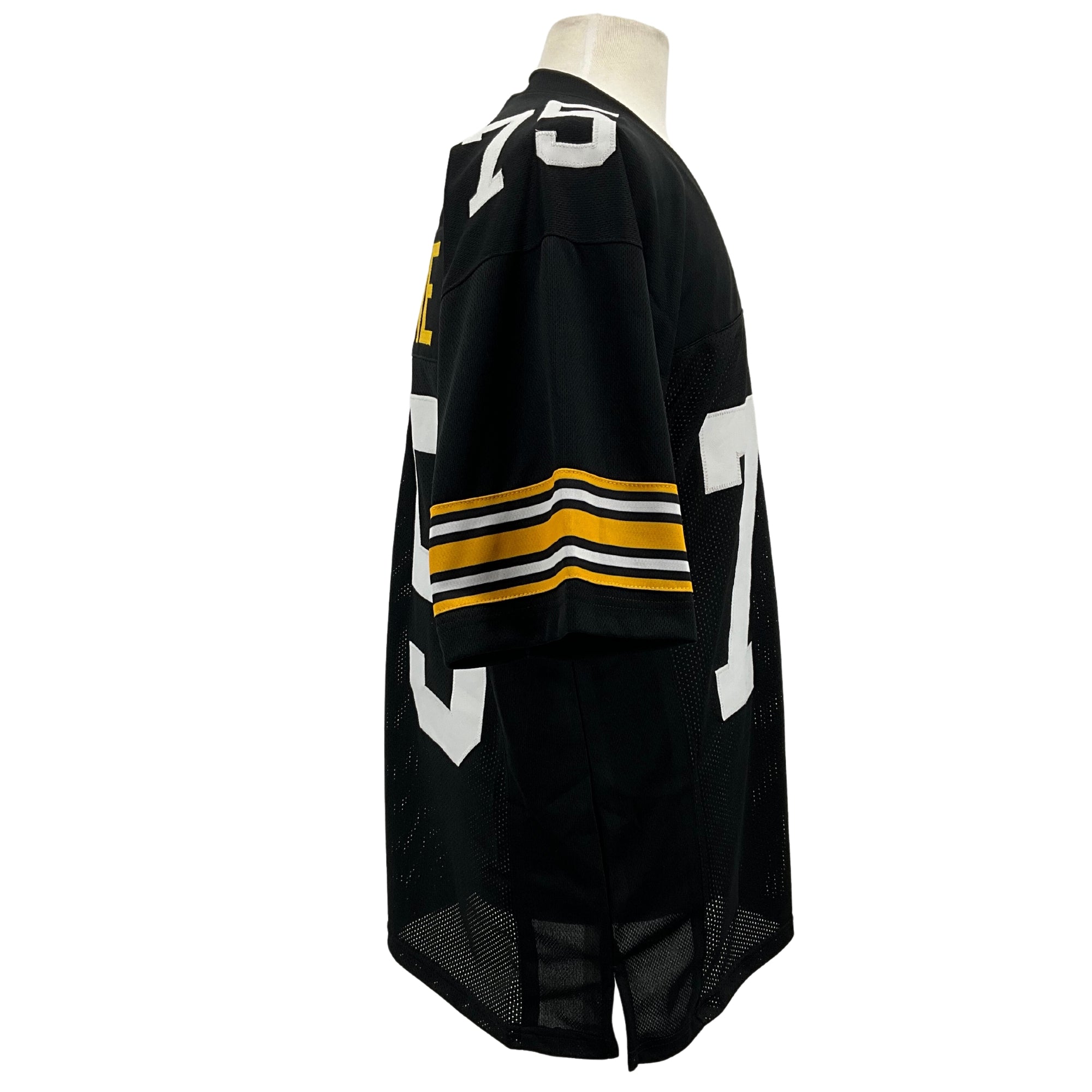 Joe Greene Jersey Old Number Black Pittsburgh | S-5XL Custom Sewn Stitched