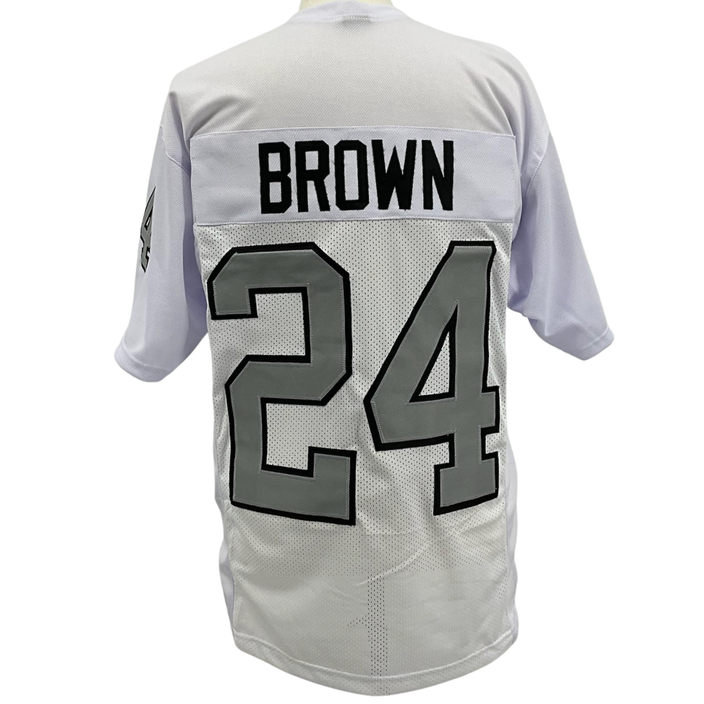 WRONG SKU - WILLIE BROWN Raiders White Jersey S/B M-5XL Unsigned Custom Sewn Stitched