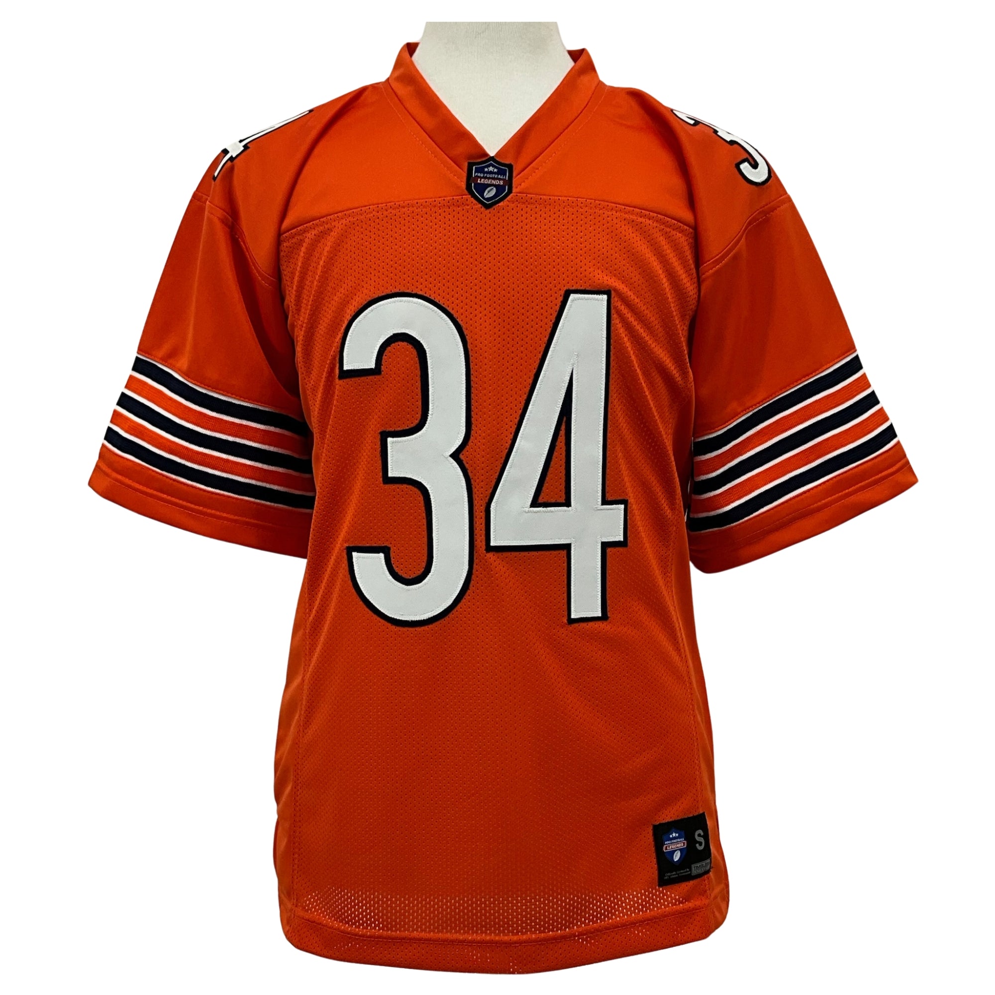 Walter Payton Jersey Orange Chicago | S-5XL Unsigned Custom Sewn Stitched