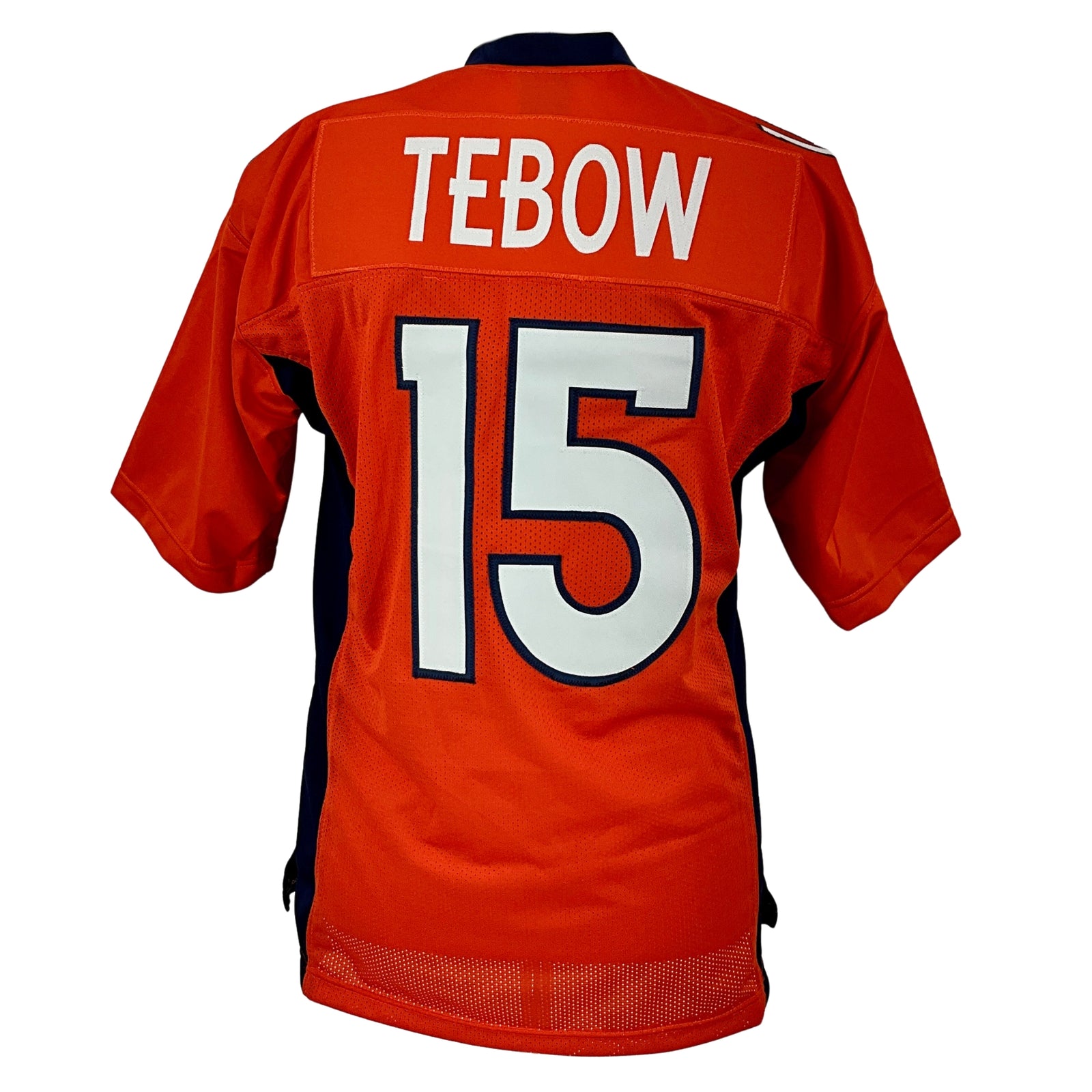 Tim Tebow Jersey Orange Denver | Unisex Adult Sizes S-5XL Unsigned Custom Sewn Stitched