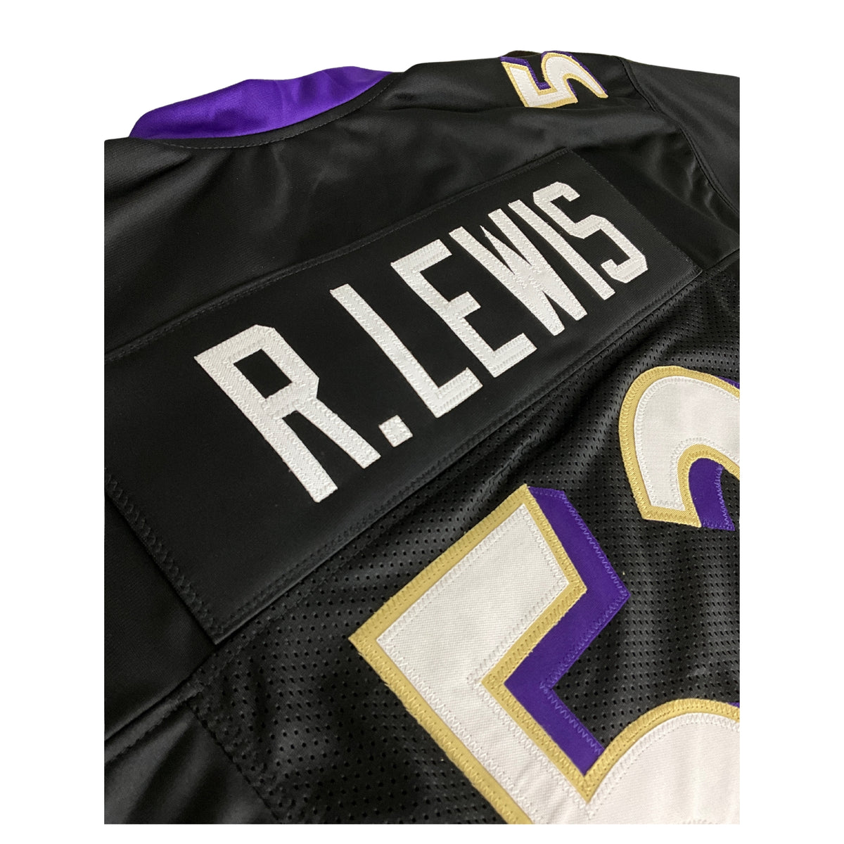 Ray Lewis Jersey Black Baltimore | Unisex Adult Sizes S-5XL Unsigned Custom Sewn Stitched