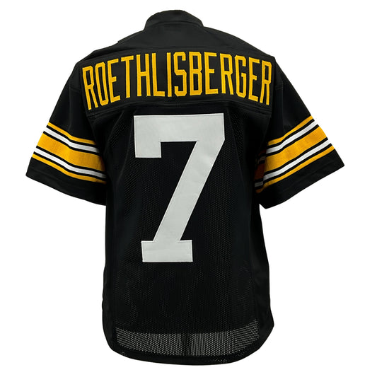Ben Roethlisberger Jersey Old Number Black Pittsburgh S-5XL Sewn Stitched