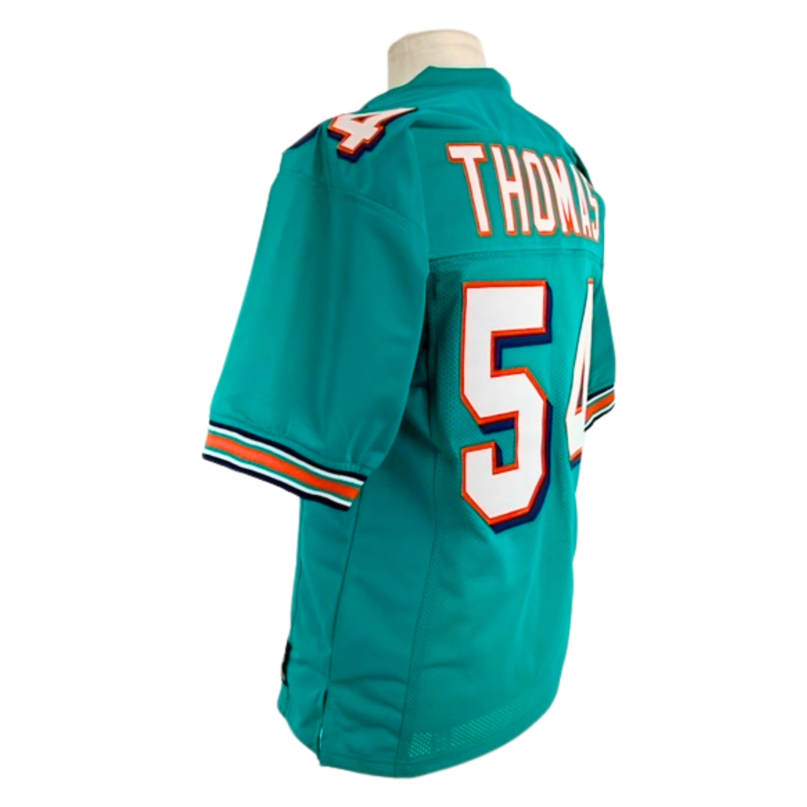 Zach Thomas Jersey Aqua Miami | Unisex Adult Sizes S-5XL Unsigned Custom Sewn Stitched