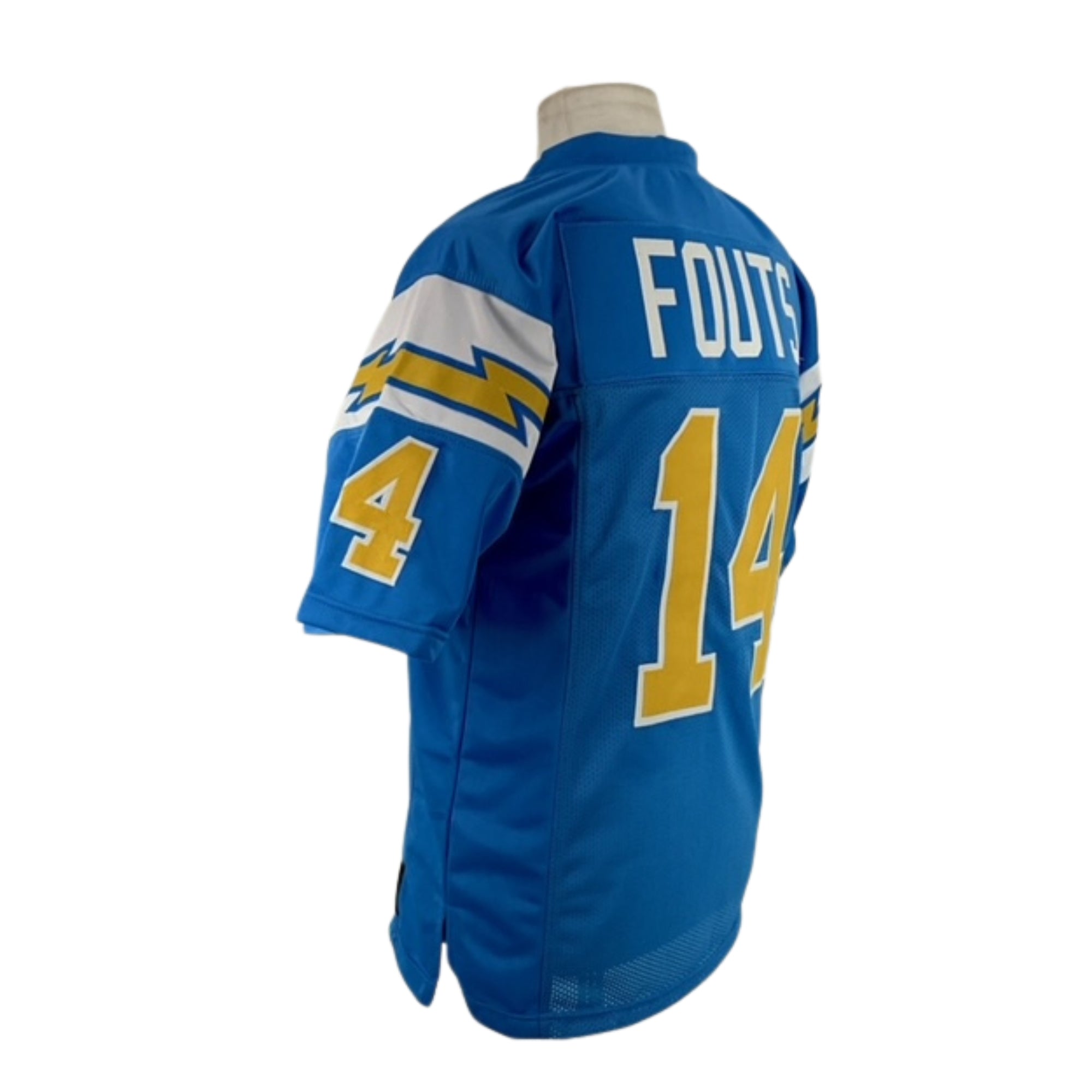 Dan Fouts Jersey Powder Blue Yellow Number San Diego | Unisex Adult Sizes S-5XL Unsigned Custom Sewn Stitched