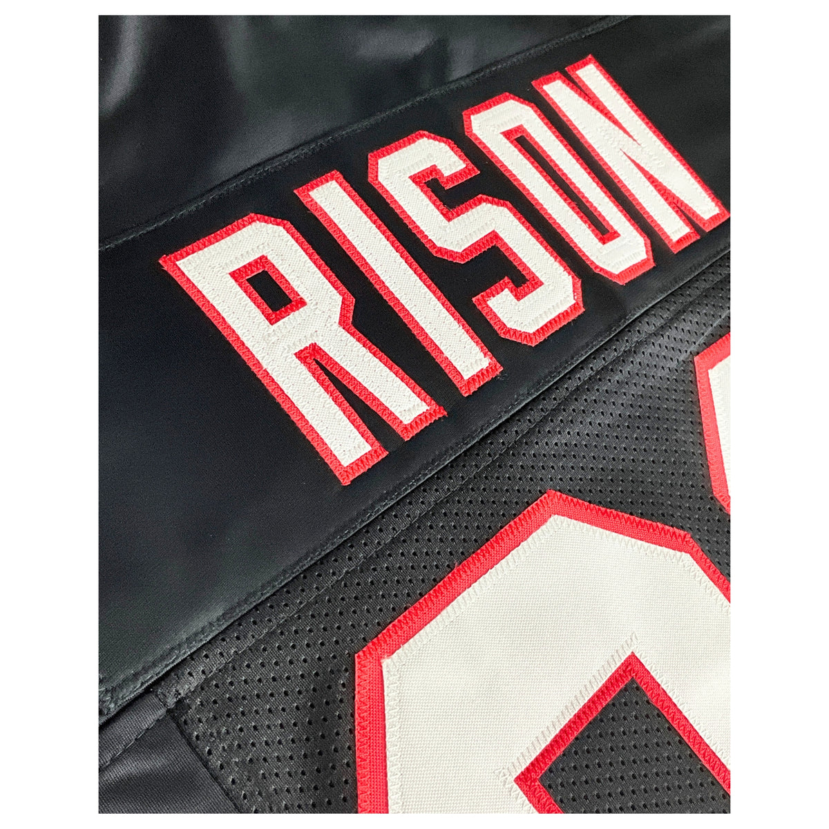 Andre Rison Jersey Black Atlanta |  Unisex Adult Sizes S-5XL Unsigned Custom Sewn Stitched