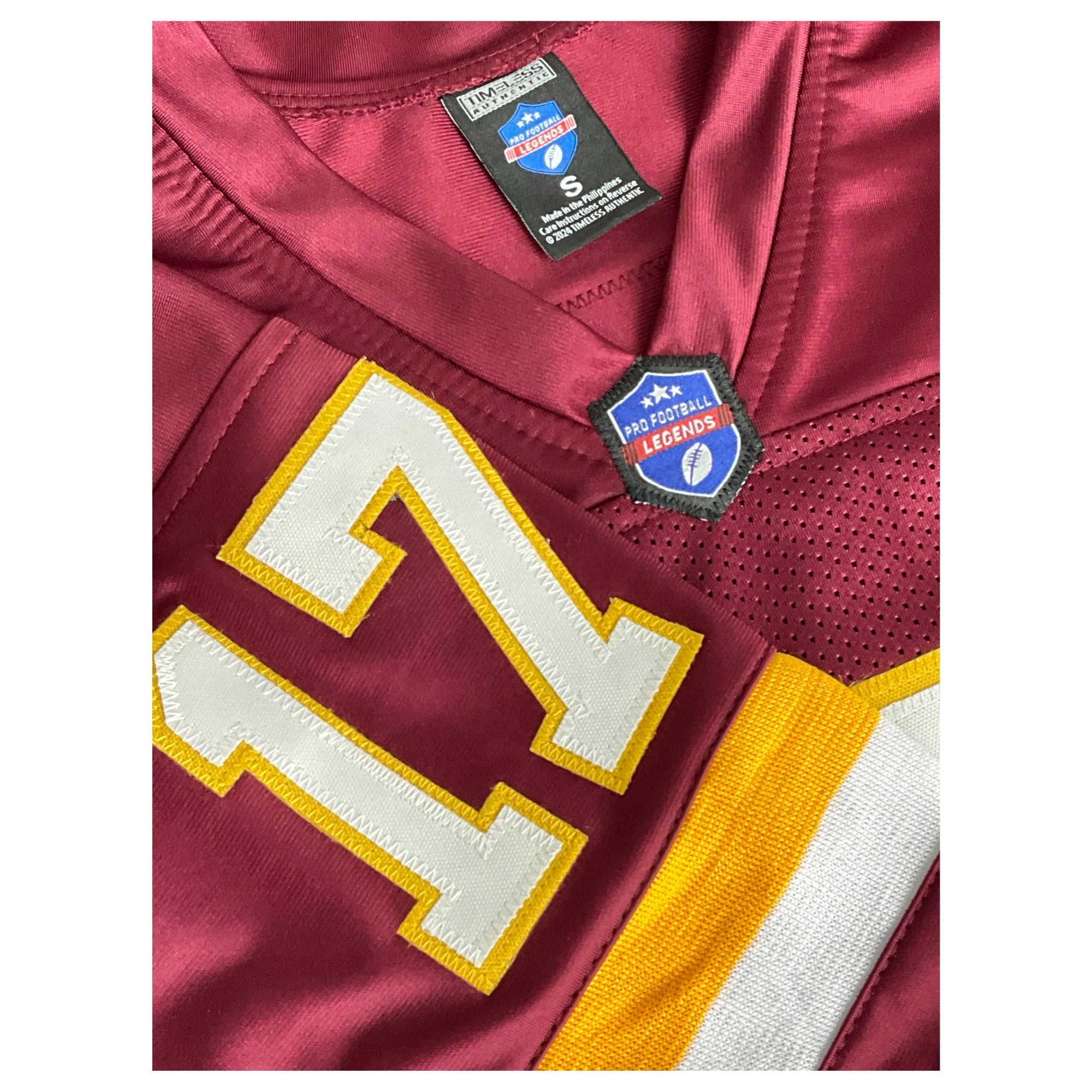 Doug Williams Jersey Burgundy Washington | Unisex Adult Sizes S-5XL Unsigned Custom Sewn Stitched