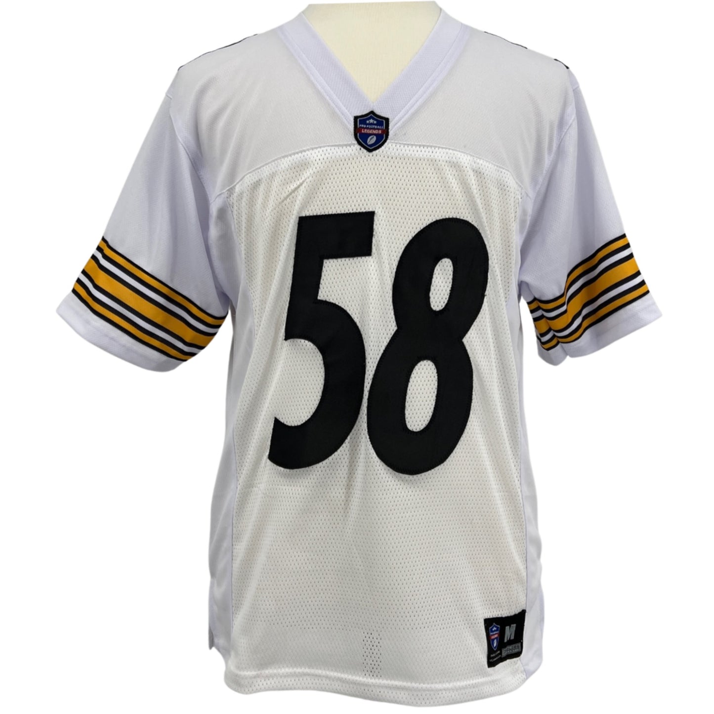 Jack Lambert Jersey Modern Number White Pittsburgh M-5XL Sewn Stitch