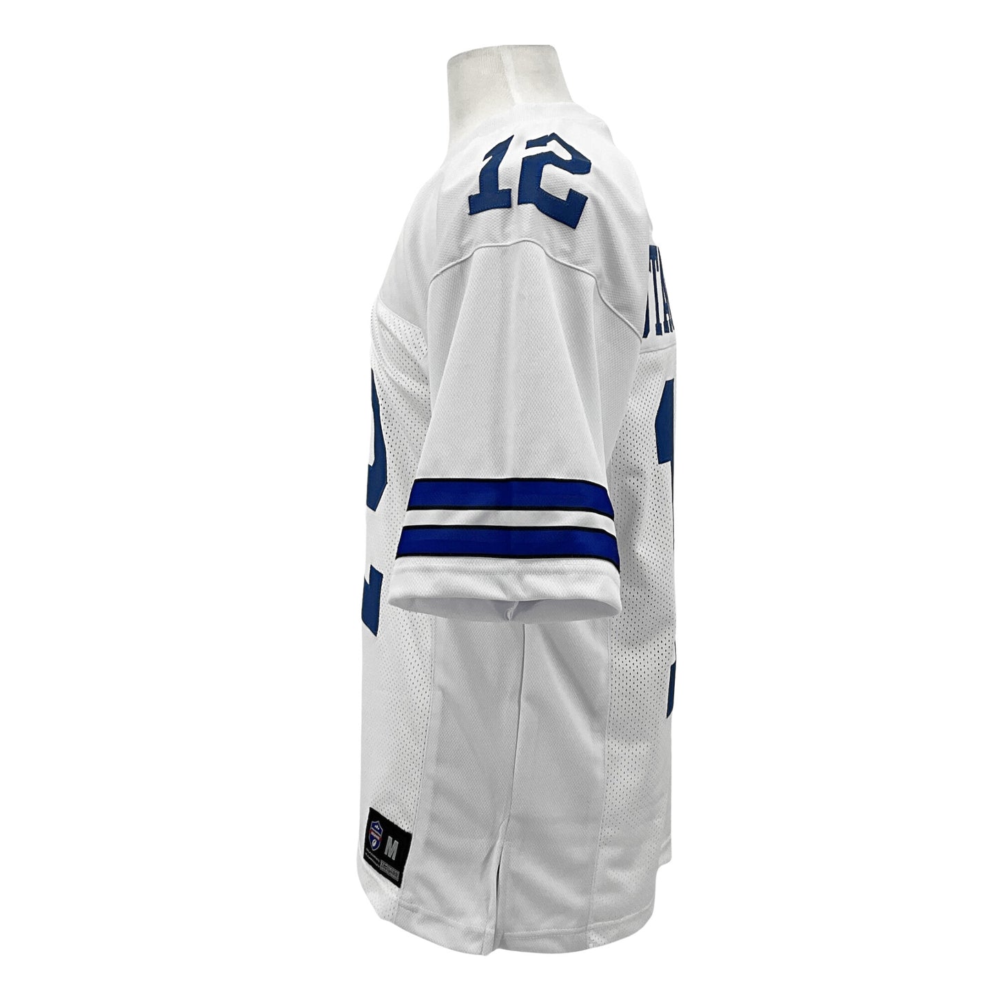 Roger Staubach Jersey White Dallas | Unisex Adult Sizes S-5XL Unsigned Custom Sewn Stitched