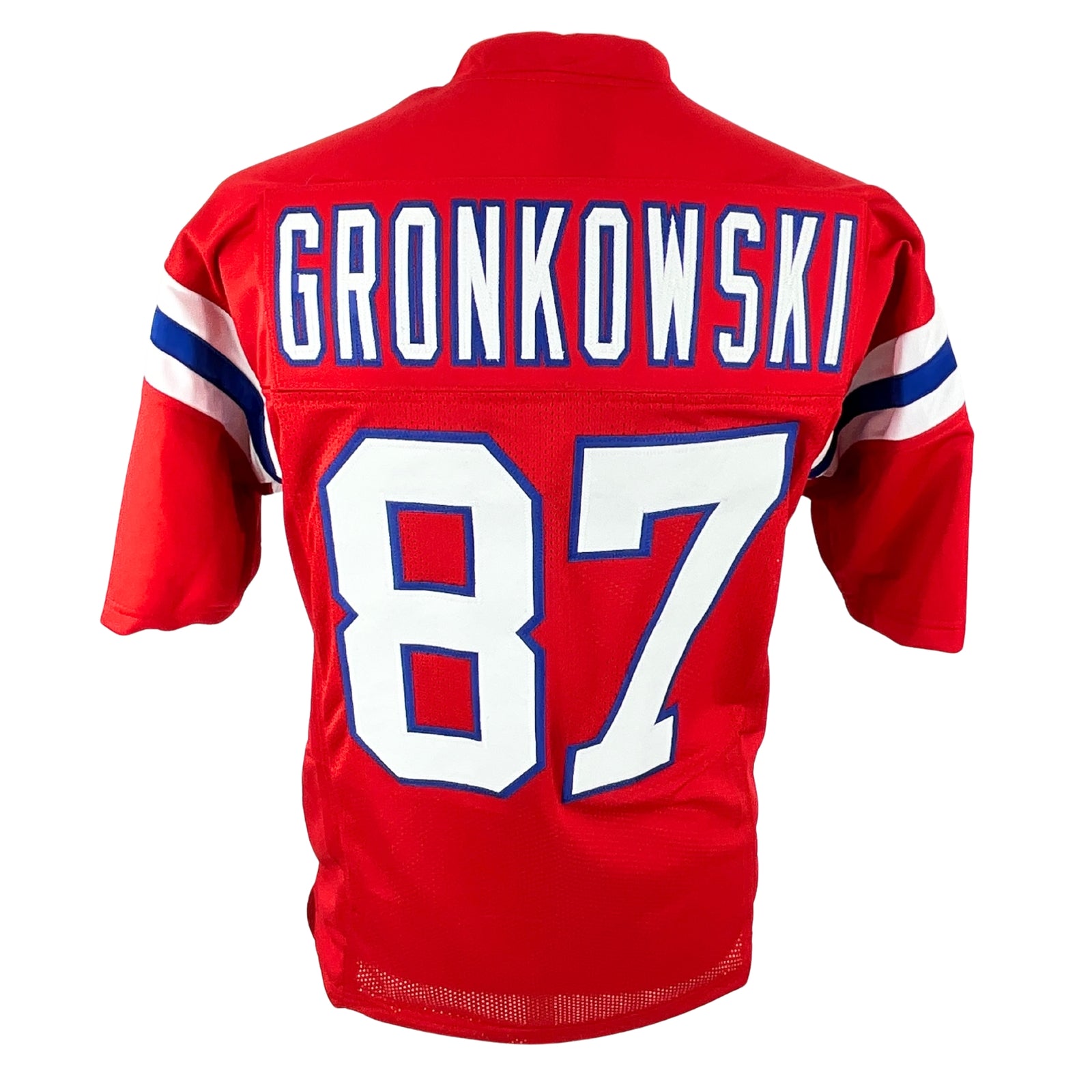 Rob Gronkowski Jersey Red Throwback New England | Unisex Adult Sizes S-5XL Unsigned Custom Sewn Stitched