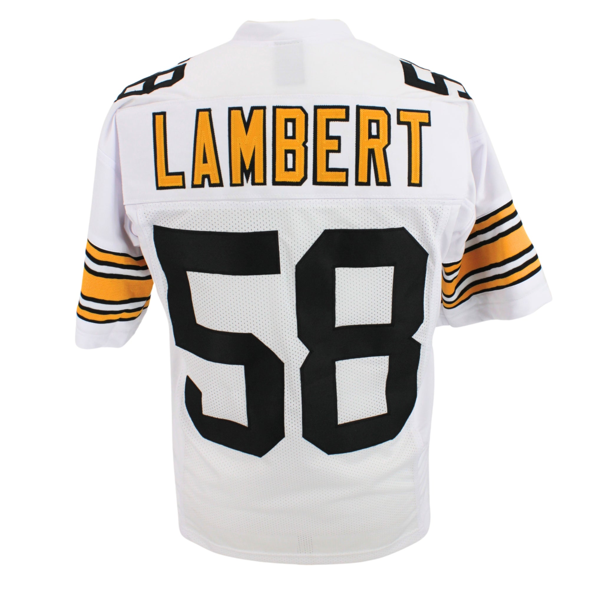 Jack Lambert Jersey Old Number White Pittsburgh | Unisex Adult Sizes S-5XL Unsigned Custom Sewn Stitched