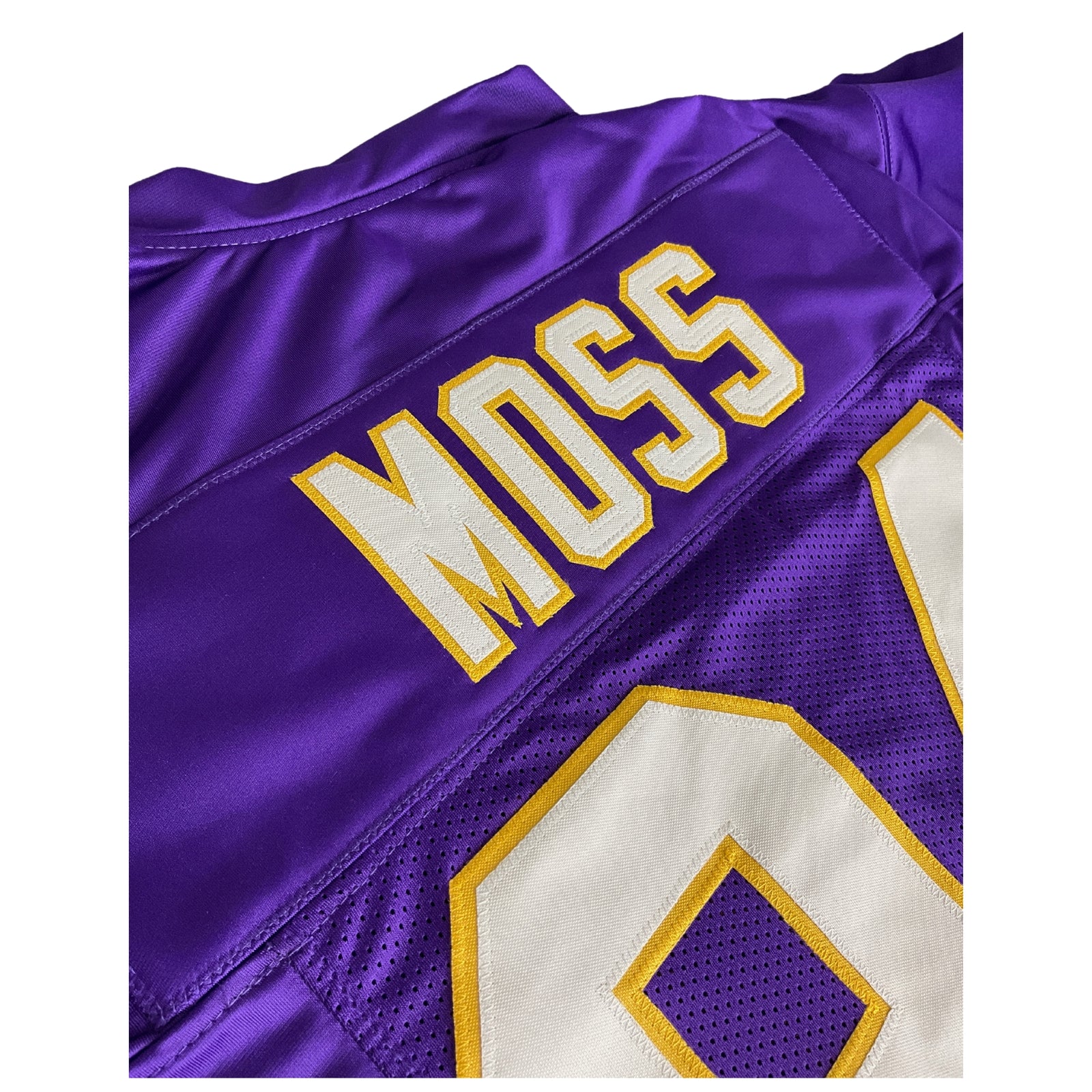 Randy Moss Jersey Purple Minnesota | S-5XL Unsigned Custom Sewn Stitch