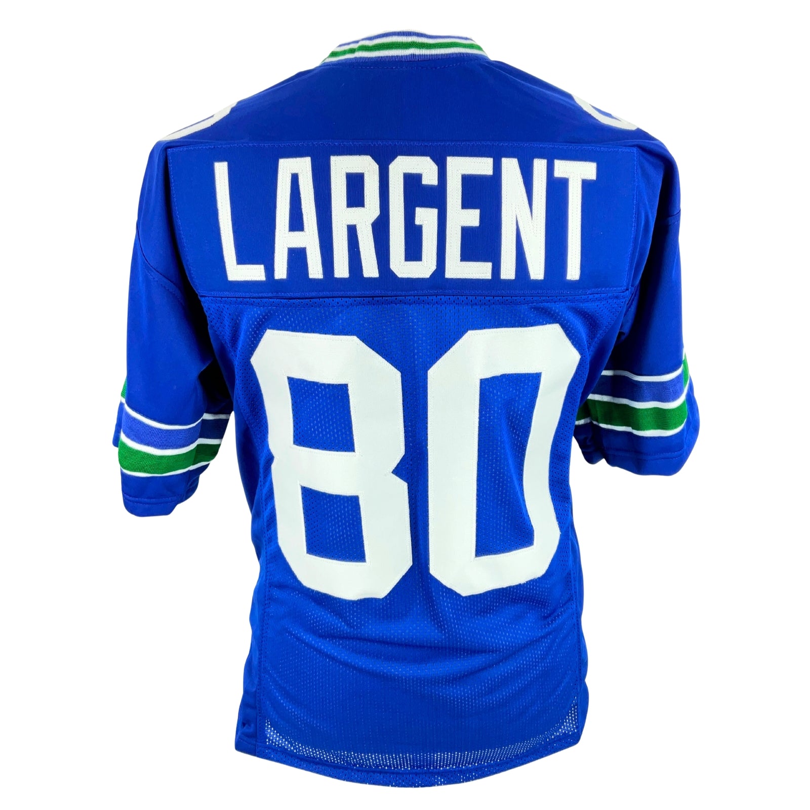 Steve Largent Jersey Blue Seattle | S-5XL Unsigned Custom Sewn Stitched