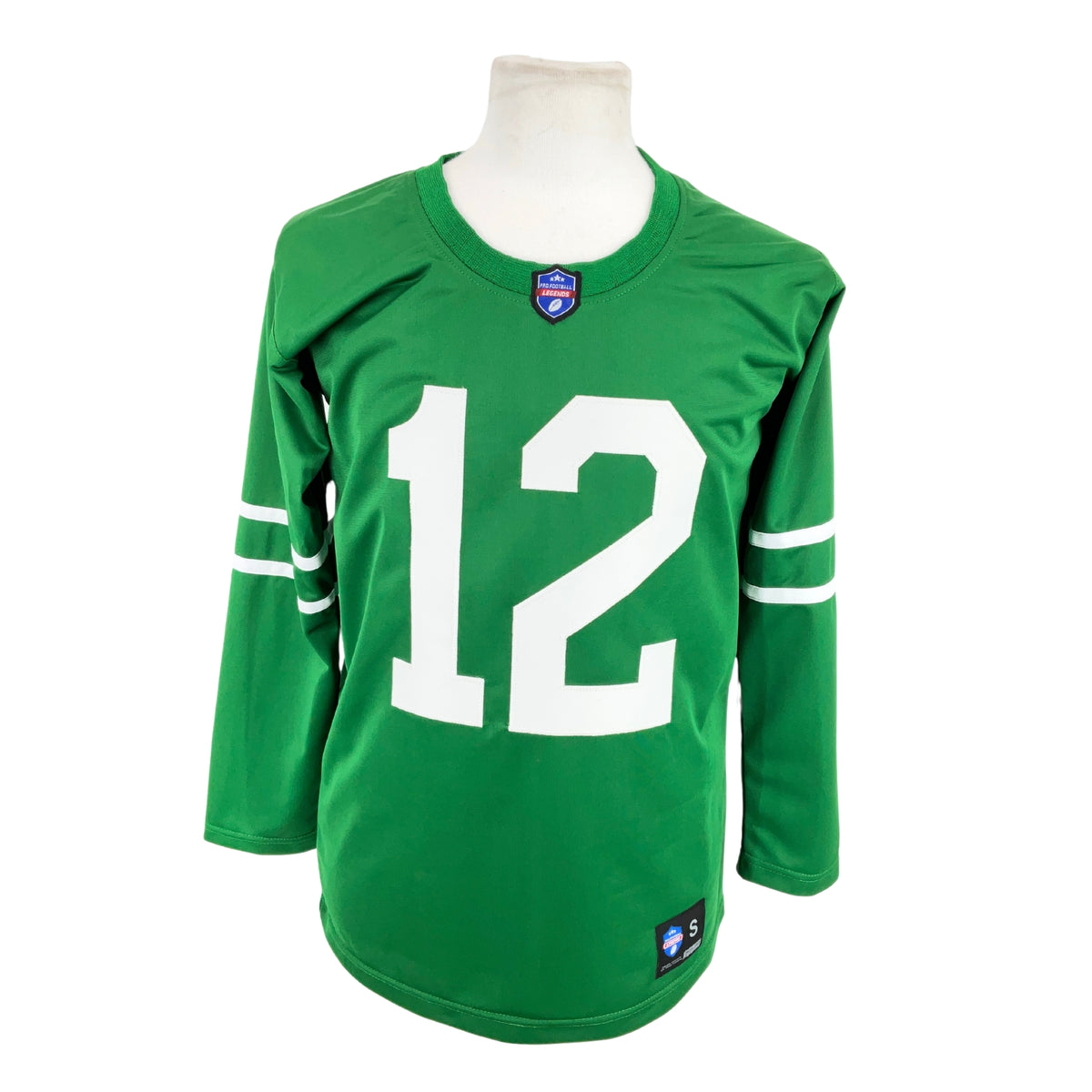Joe Namath Jersey Long Sleeve Green New York | Unisex Adult Sizes S-5XL Unsigned Custom Sewn Stitched