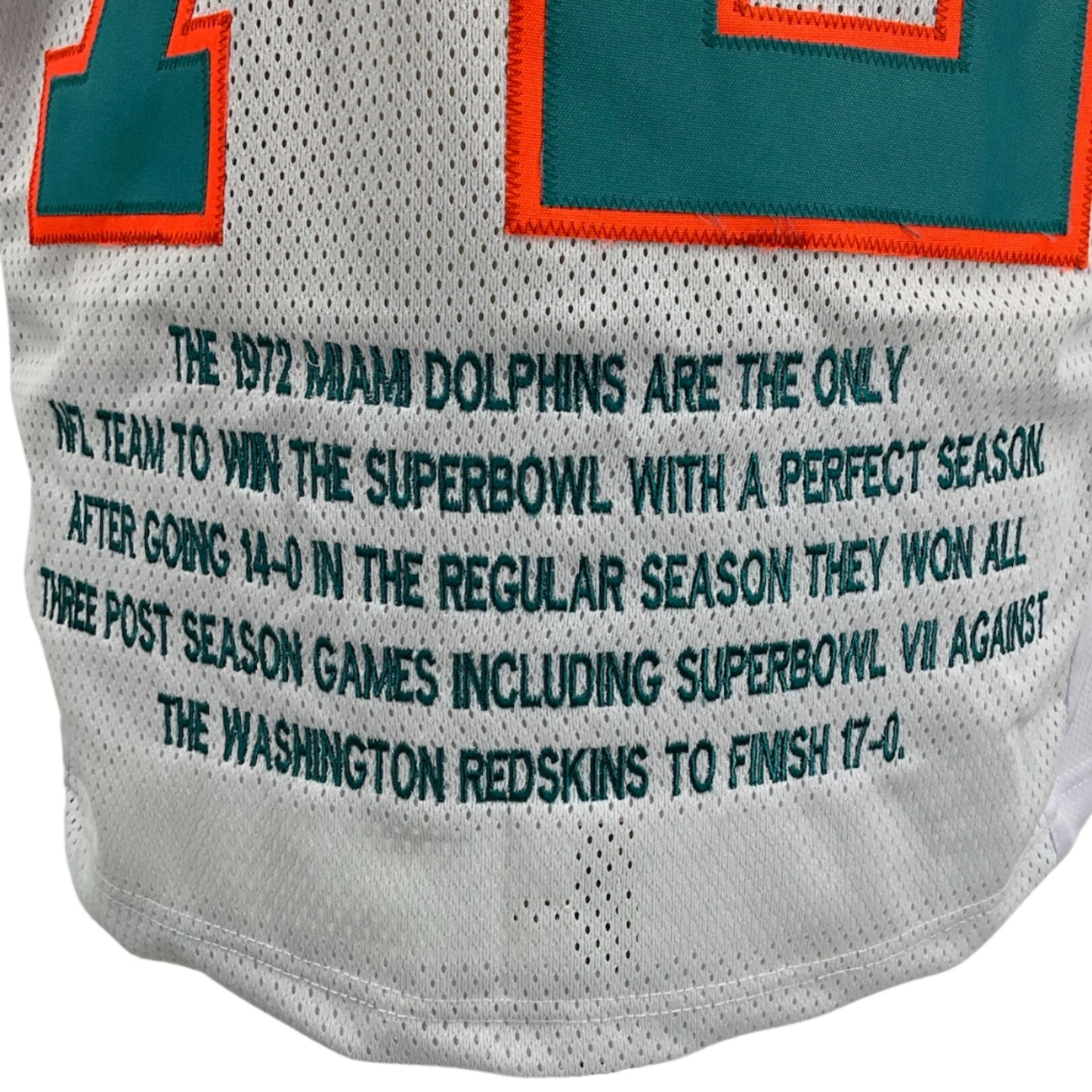 Perfect Season Jersey White Miami | S-5XL Unsigned Custom Sewn Stitched