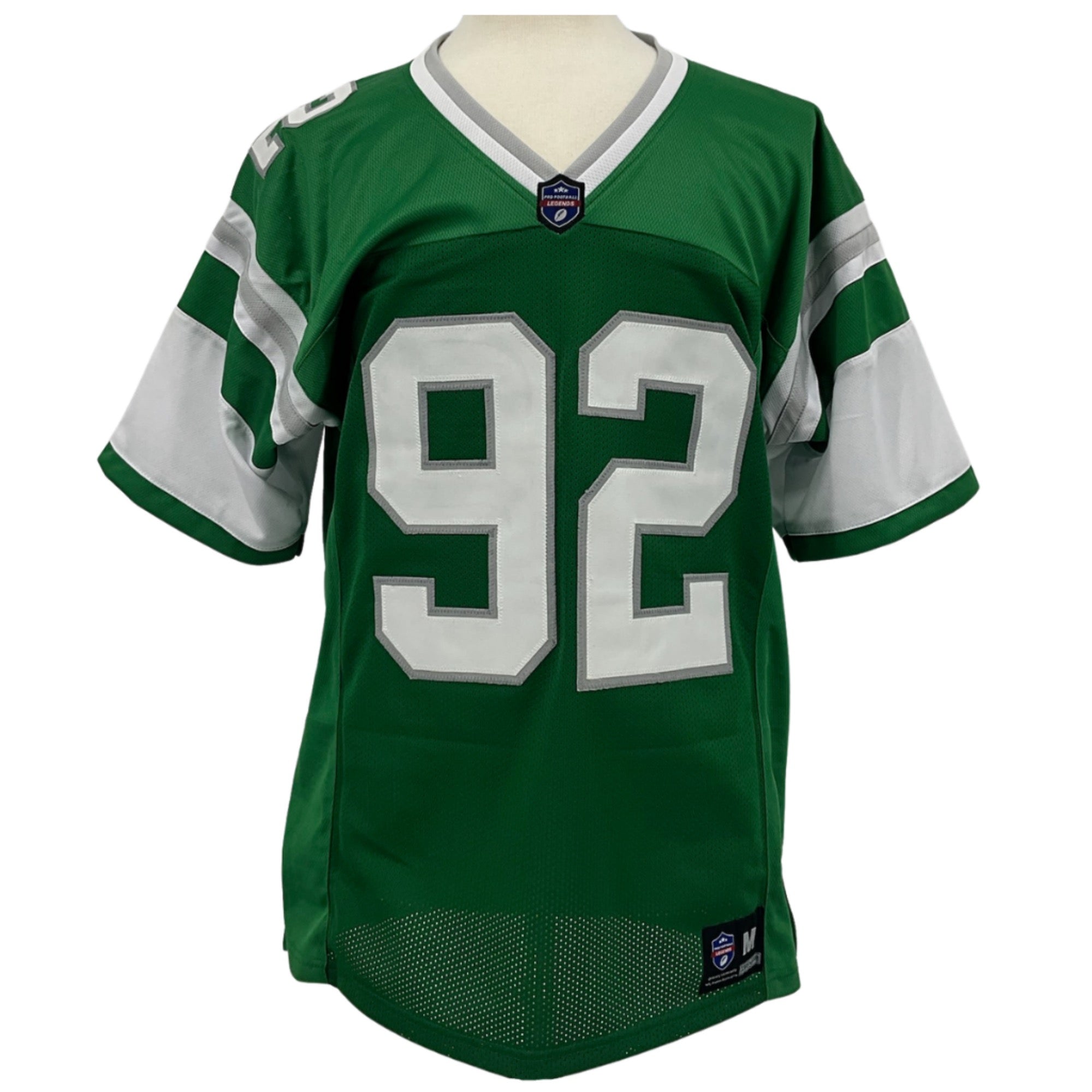 Reggie White Jersey Green Philadelphia | S-5XL Unsigned Custom Sewn Stitched