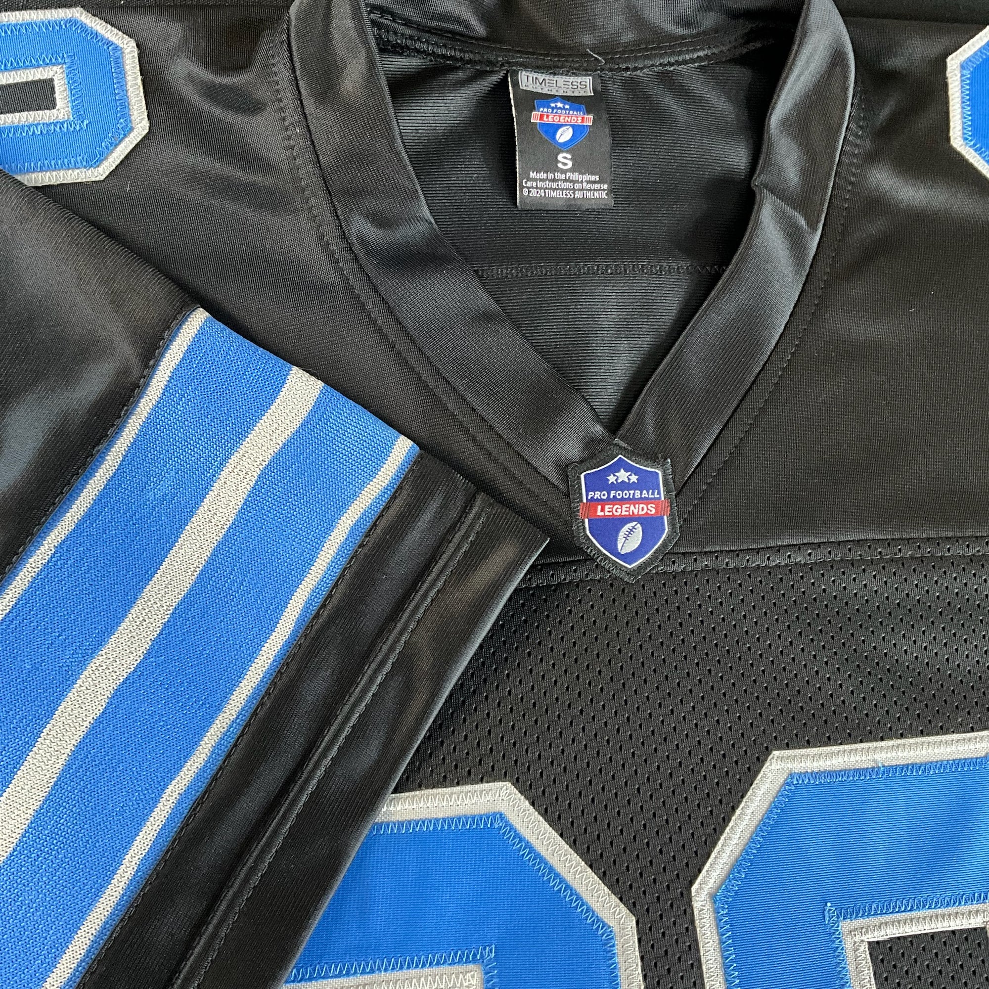 Barry Sanders Jersey Black Detroit | S-5XL Unsigned Custom Sewn Stitched