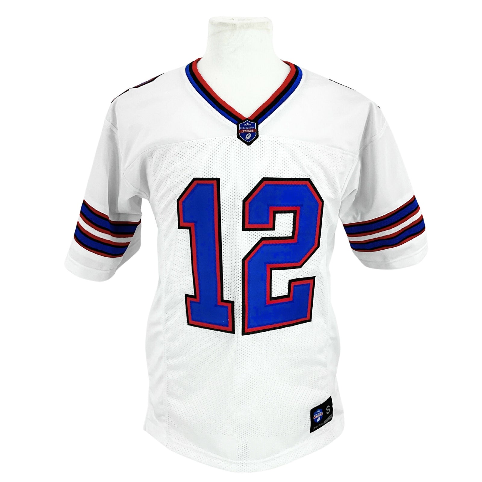 Jim Kelly Jersey White Buffalo | Unisex Adult Sizes S-5XL Unsigned Custom Sewn Stitched