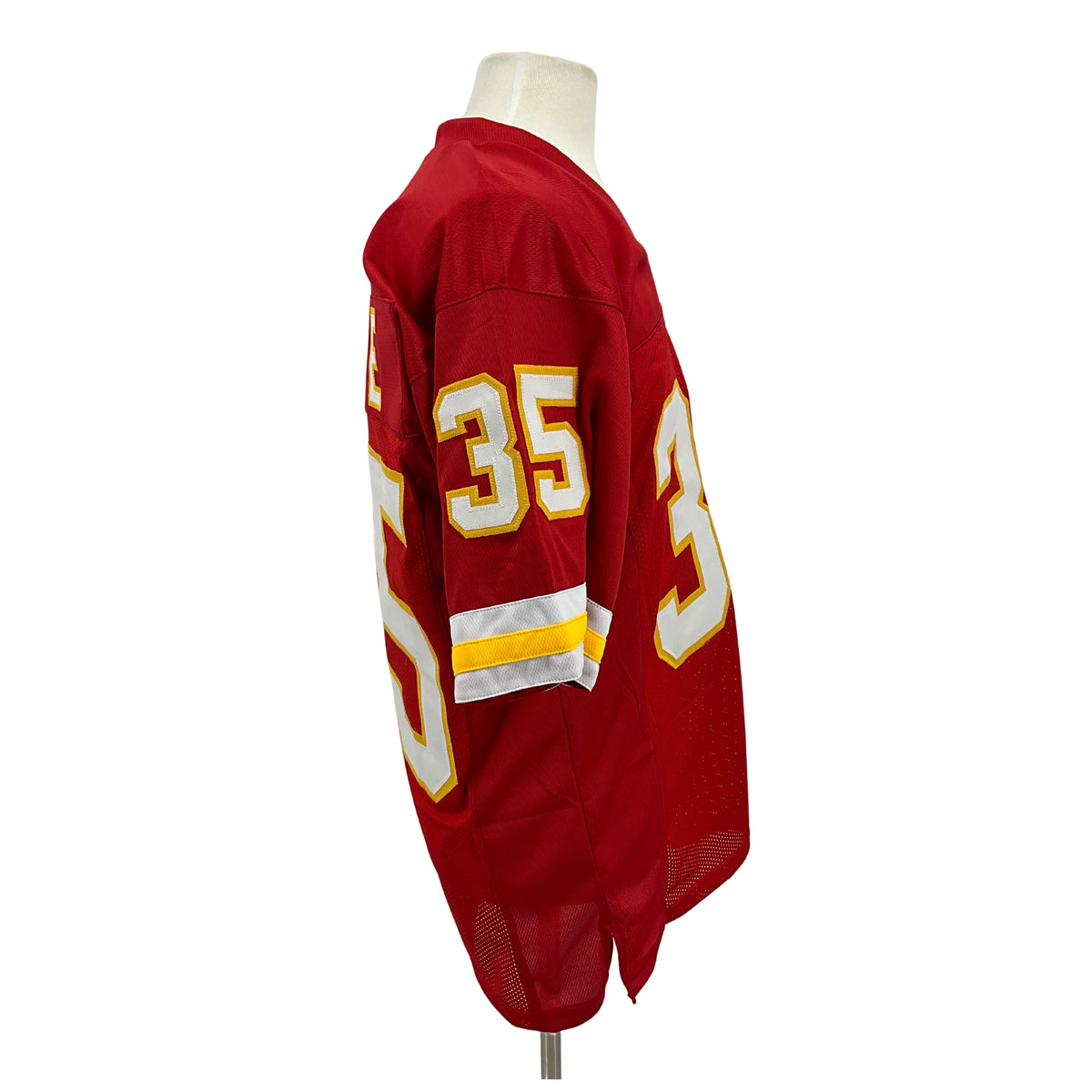 Christian Okoye Jersey Kansas City Red | Unisex Adult Sizes S-5XL Unsigned Custom Sewn Stitched