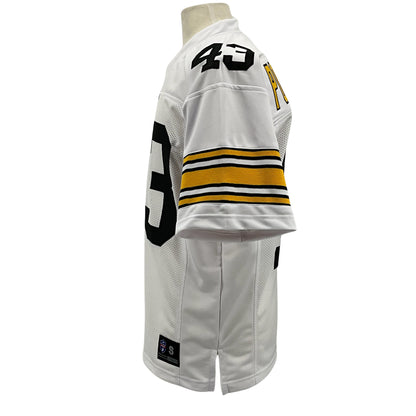 Troy Polamalu Jersey Old Number White Pittsburgh | Unisex Adult Sizes S-5XL Unsigned Custom Sewn Stitched