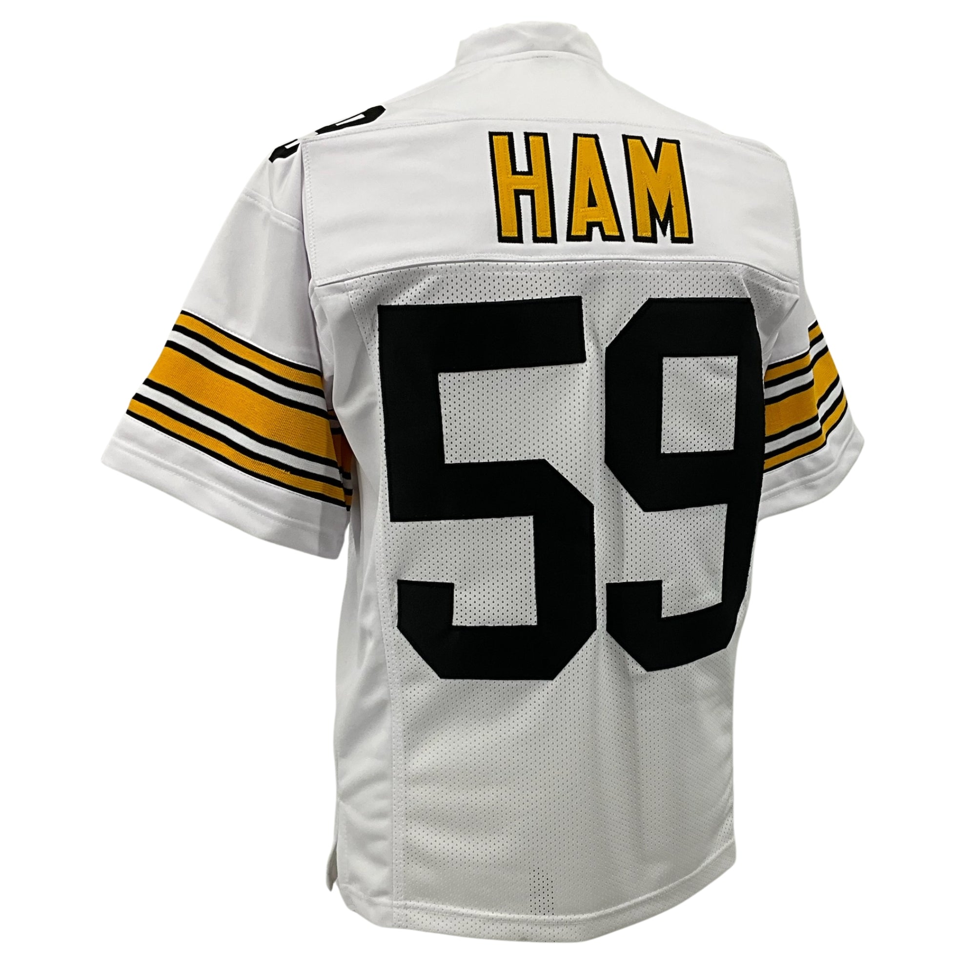 Jack Ham Jersey Old Number White Pittsburgh | S-5XL Unsigned Custom Sewn Stitch