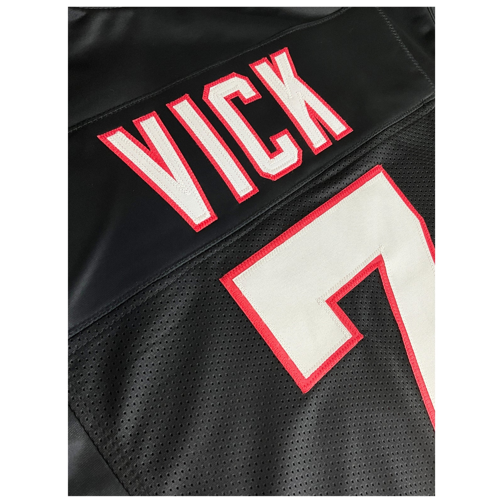 Michael Vick Jersey Black Atlanta |  Unisex Adult Sizes S-5XL Unsigned Custom Sewn Stitched