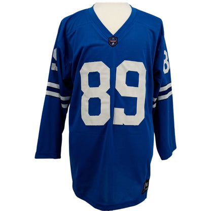 Mike Ditka Jersey L/S Blue Dallas M-5XL Custom Sewn Stitched