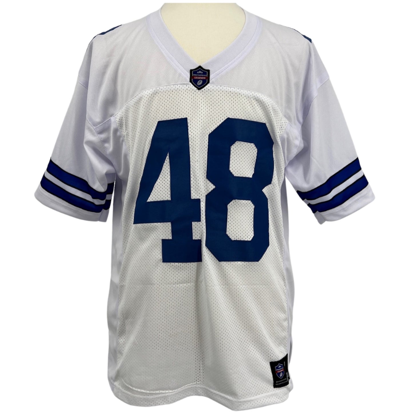 Daryl Johnston Jersey White Dallas - M-5XL Custom Sewn Stitched