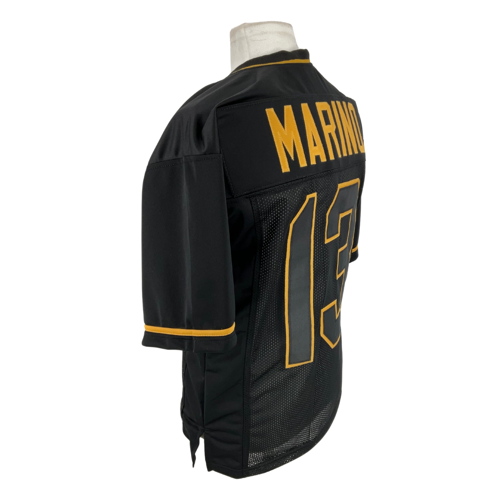 Dan Marino Jersey Black Gold Miami | Unisex Adult Sizes S-5XL Unsigned Custom Sewn Stitched