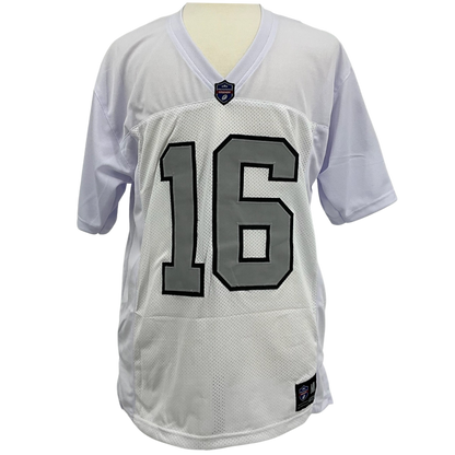 WRONG SKU - JIM PLUNKETT Raiders White Jersey S/B M-5XL Unsigned Custom Sewn Stitched