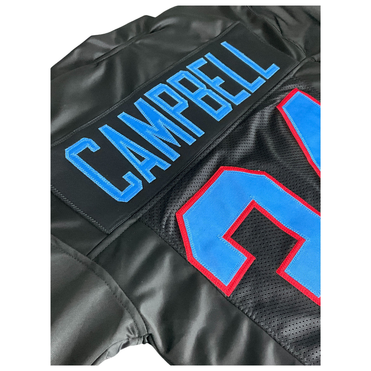 Earl Campbell Jersey Black Houston | Unisex Adult Sizes S-5XL Unsigned Custom Sewn Stitched