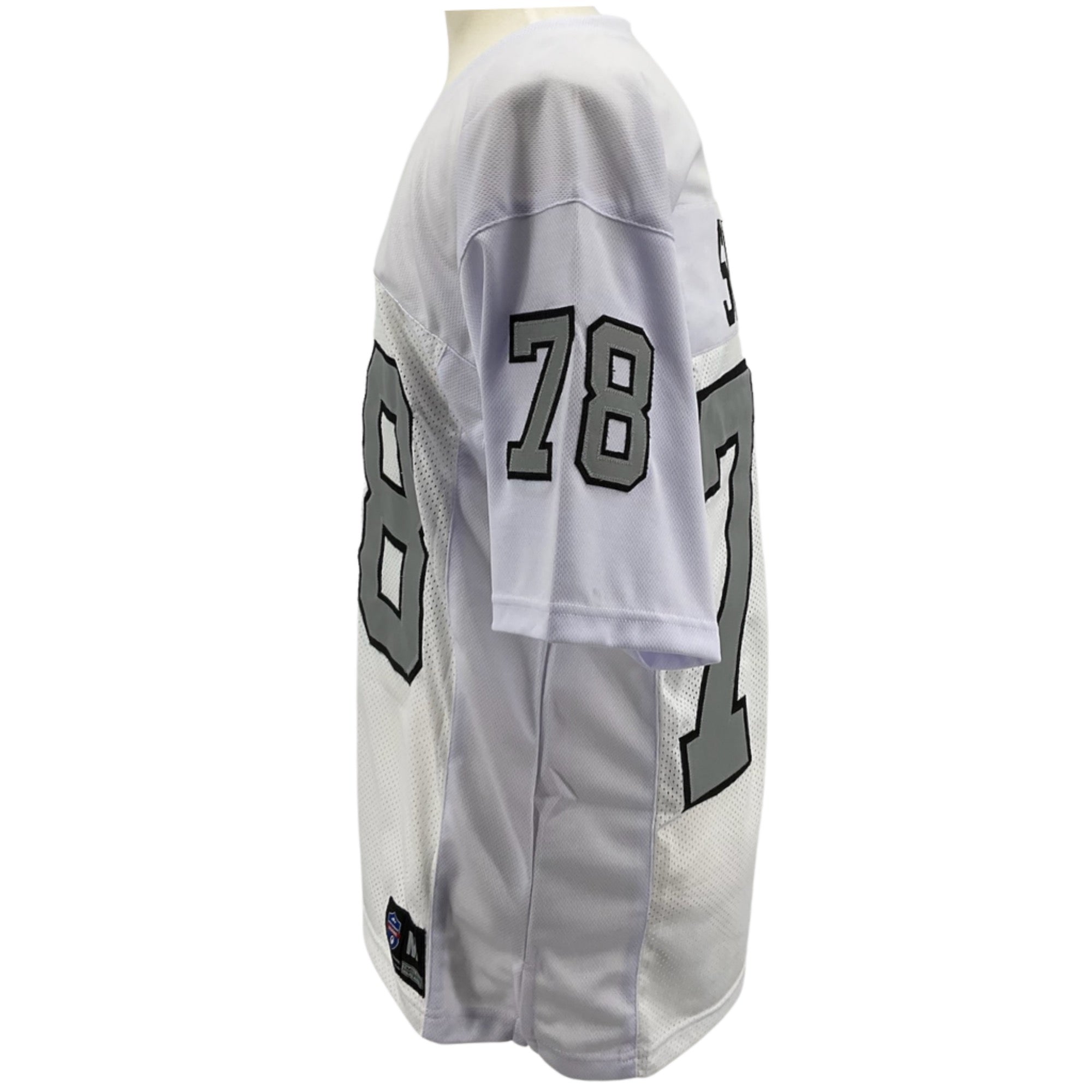 Art Shell Jersey White Oakland S/B M-5XL Custom Sewn Stitched