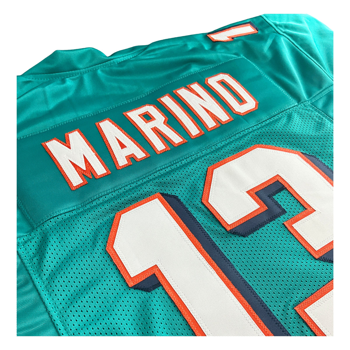 Dan Marino Jersey Aqua Drop Shadow Miami | Unisex Adult Sizes S-5XL Unsigned Custom Sewn Stitched
