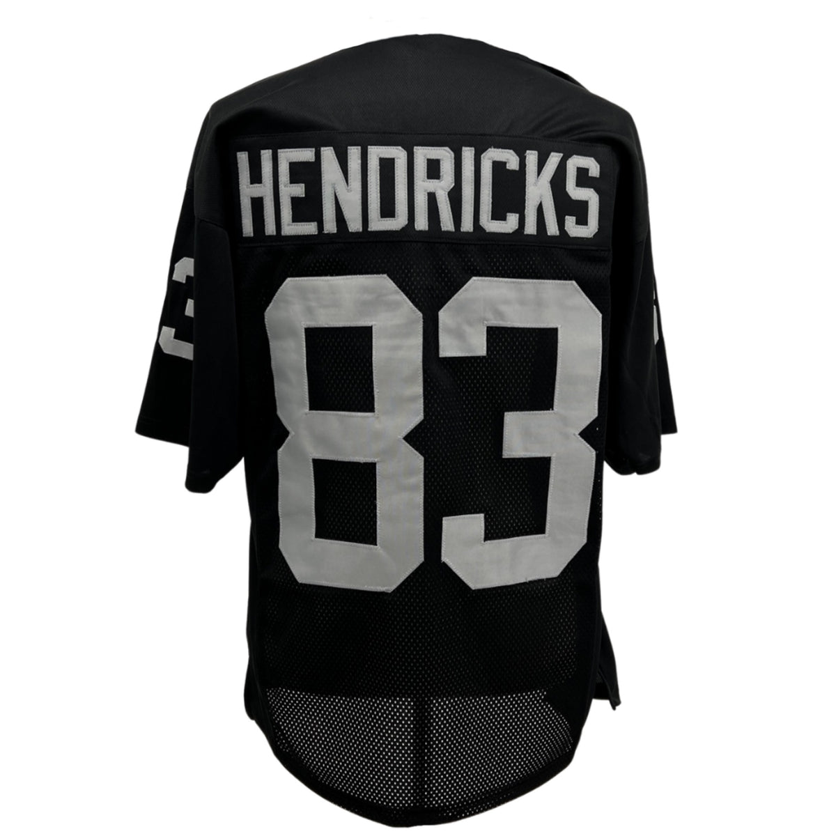 Ted Hendricks Jersey Black Oakland | S-5XL Unsigned Custom Sewn Stitched