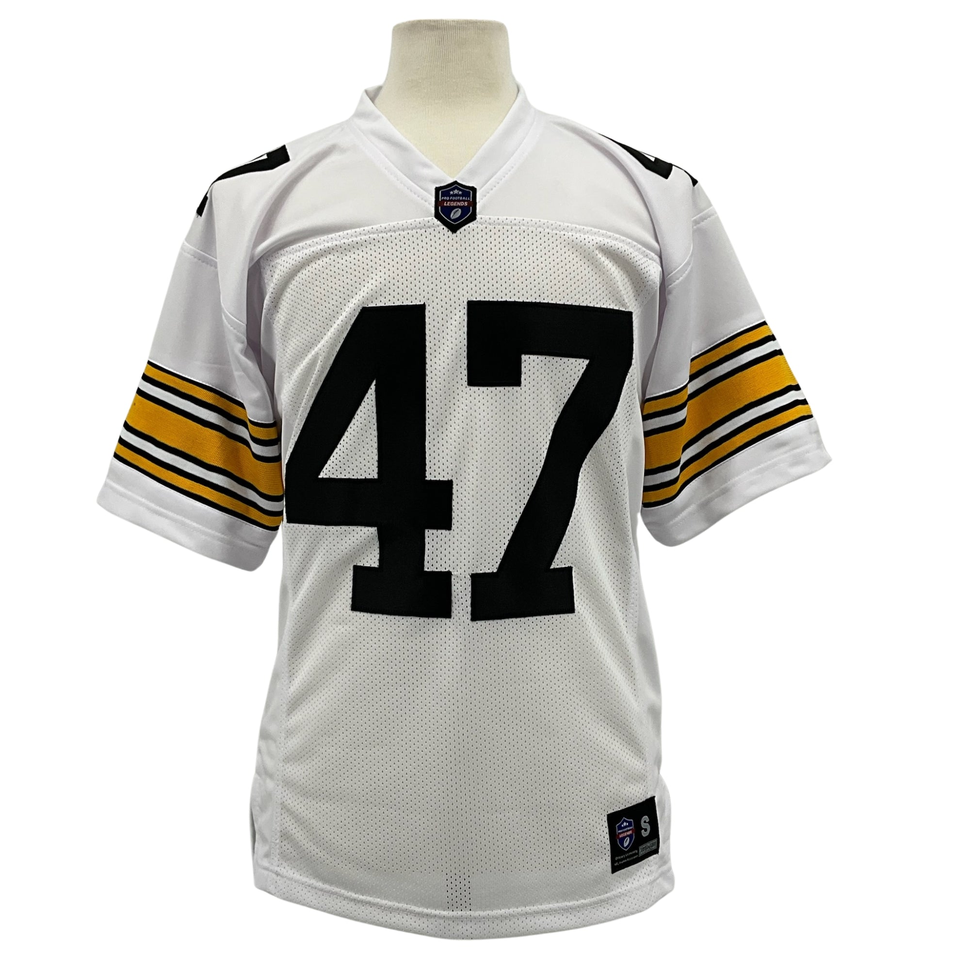 Mel Blount Jersey Old Number White Pittsburgh | S-5XL Custom Sewn Stitched