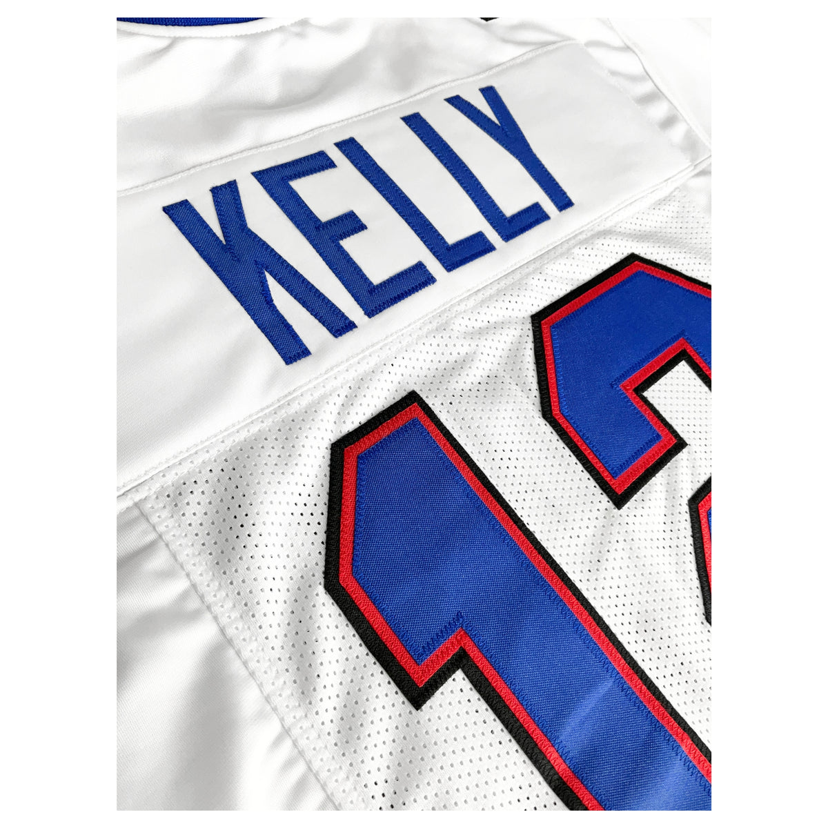 Jim Kelly Jersey White Buffalo | Unisex Adult Sizes S-5XL Unsigned Custom Sewn Stitched