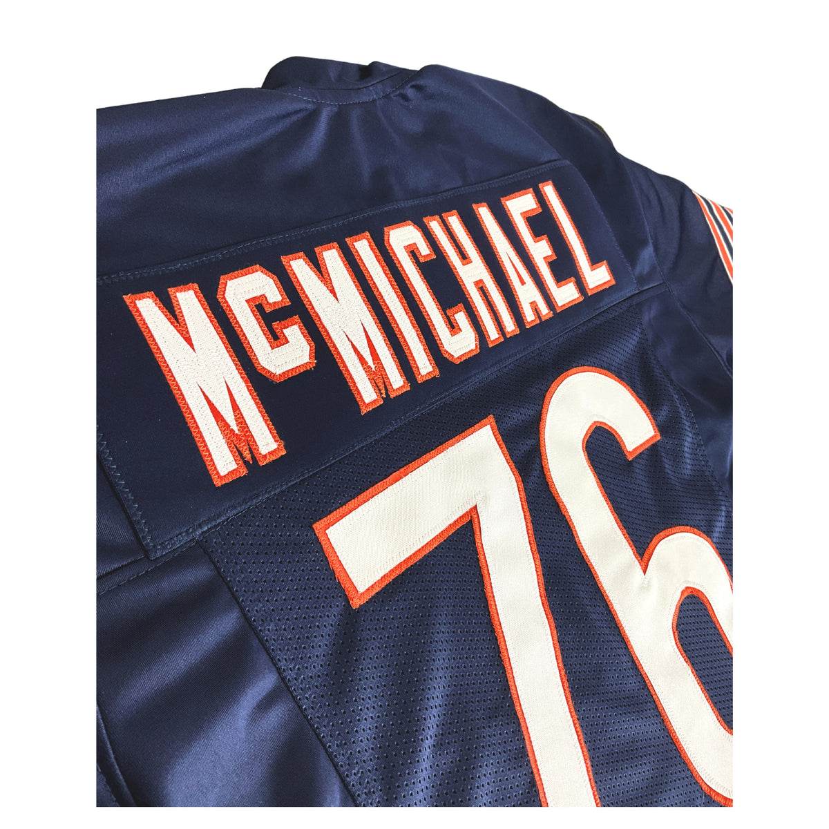 Steve McMichael Jersey Blue Chicago | Unisex Adult Sizes S-5XL Unsigned Custom Sewn Stitched