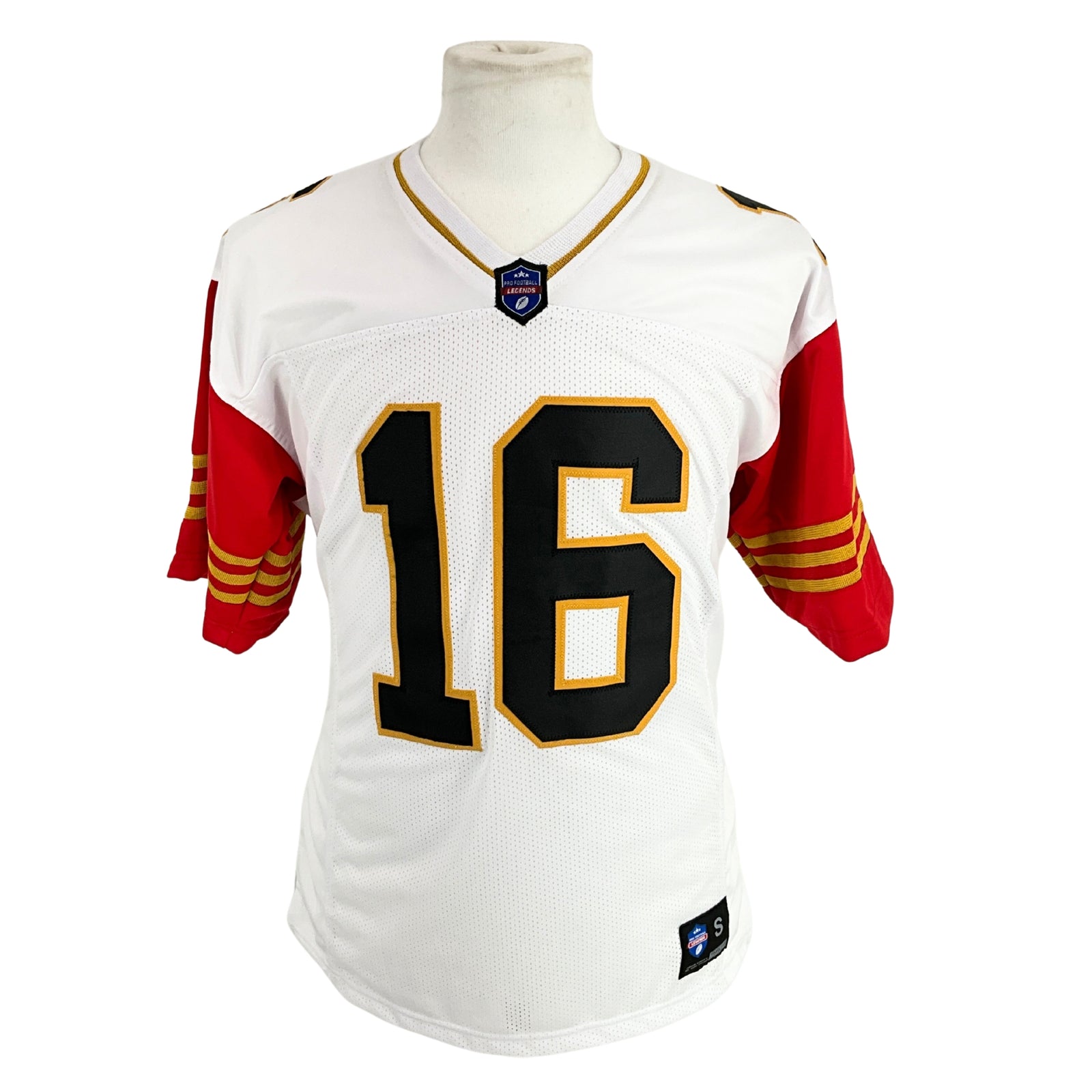 Joe Montana Jersey Red White San Francisco | Unisex Adult Sizes S-5XL Unsigned Custom Sewn Stitched