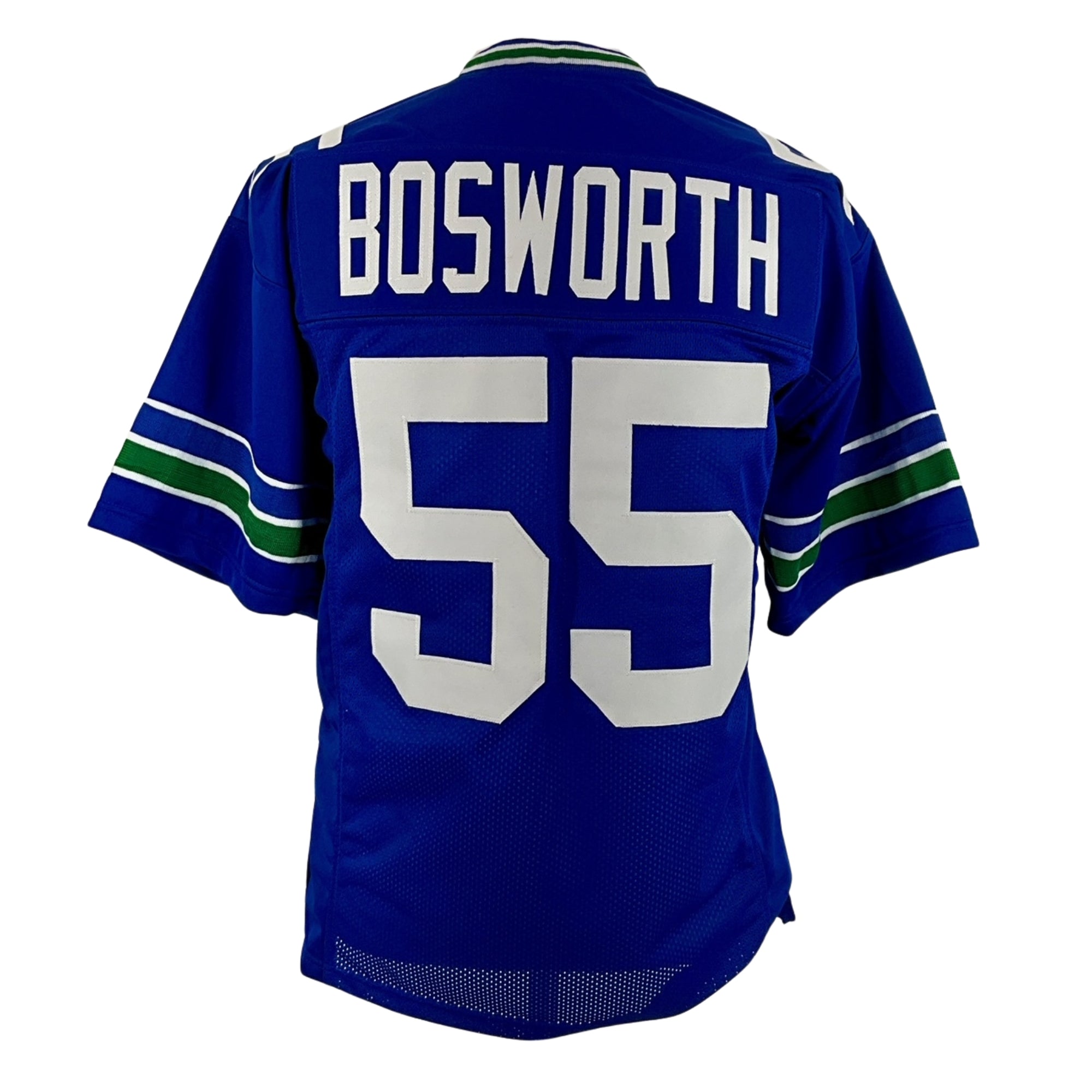 Brian Bosworth Jersey Blue Seattle | S-5XL Unsigned Custom Sewn Stitched