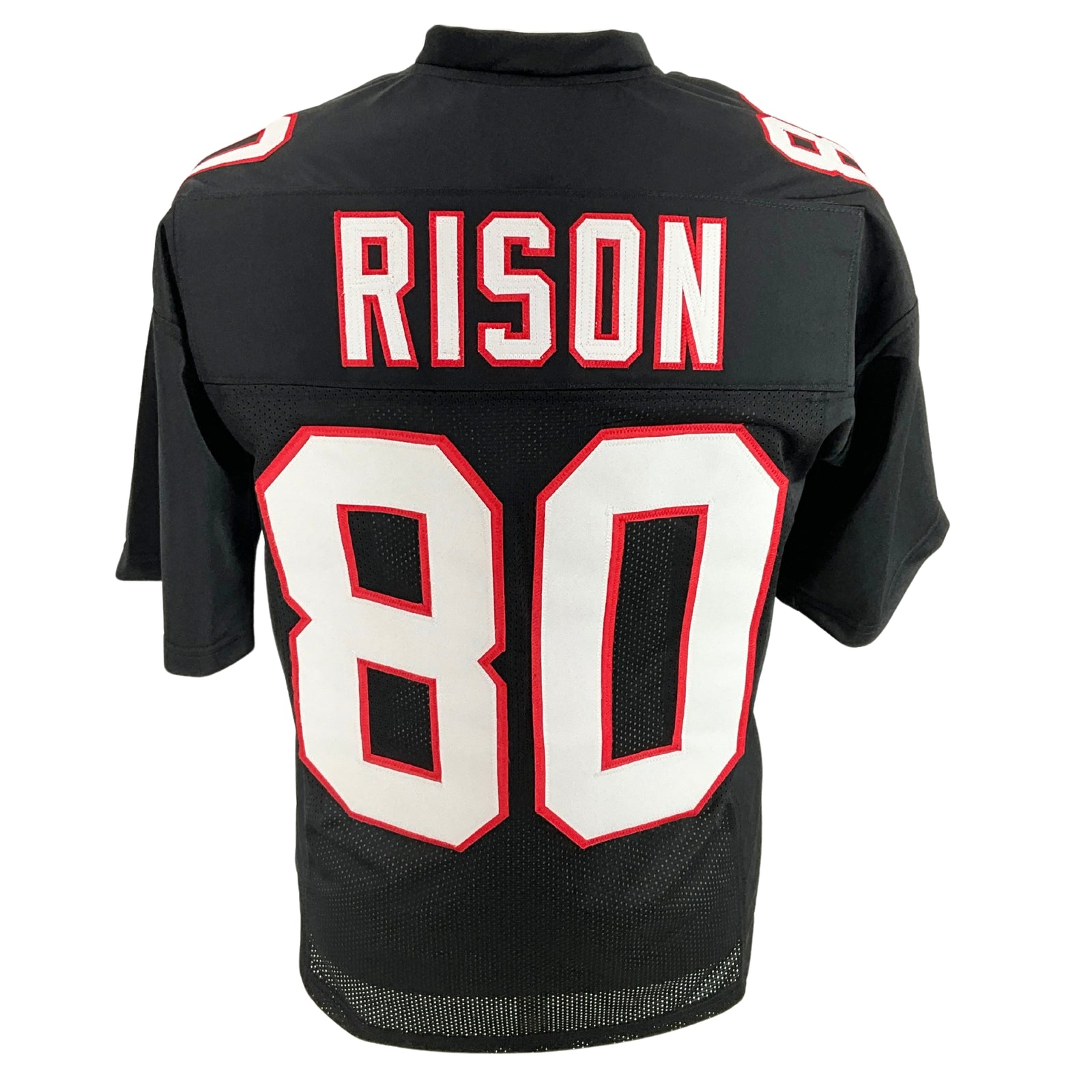 Andre Rison Jersey Black Atlanta |  Unisex Adult Sizes S-5XL Unsigned Custom Sewn Stitched