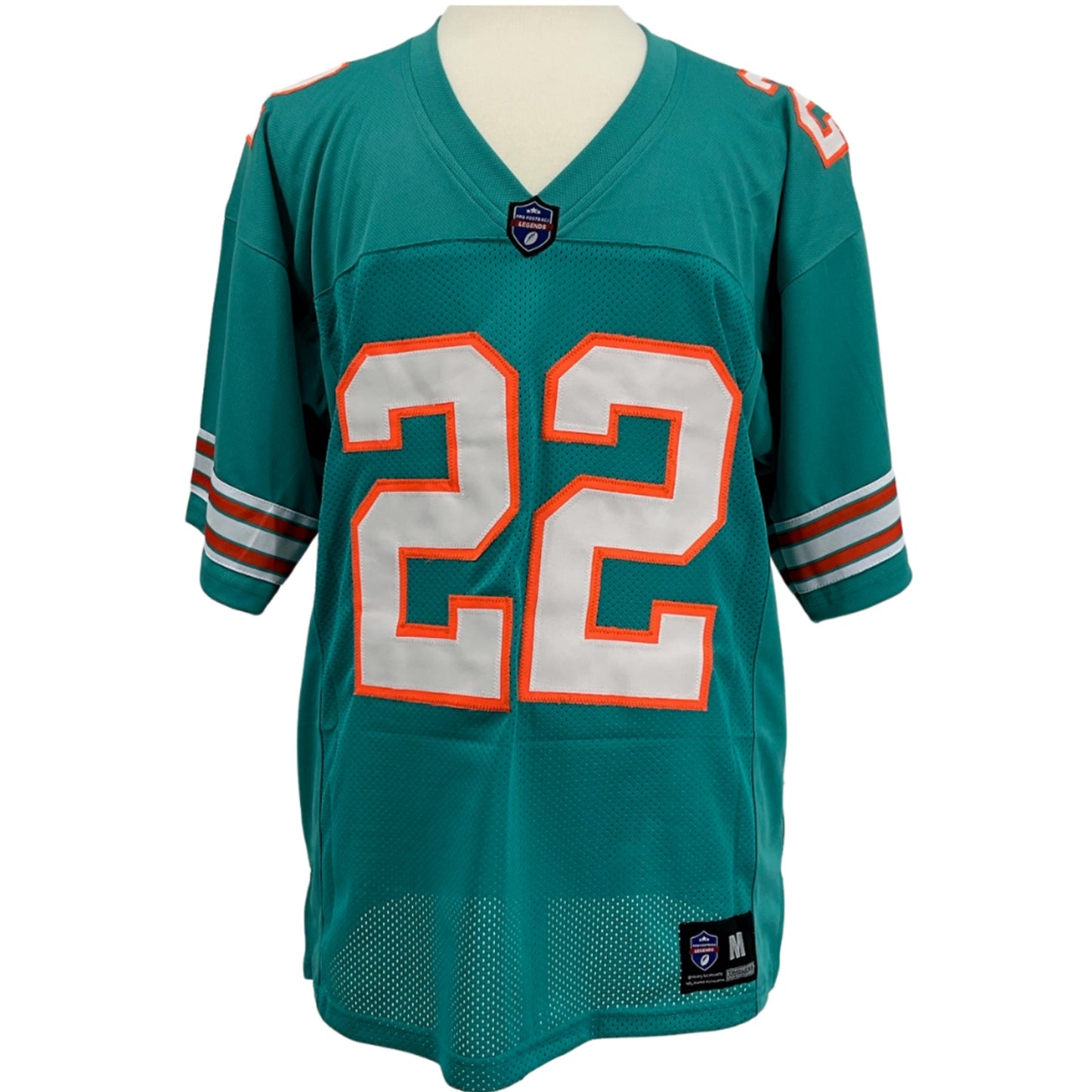 Mercury Morris Jersey Aqua Miami | S-5XL Unsigned Custom Sewn Stitched