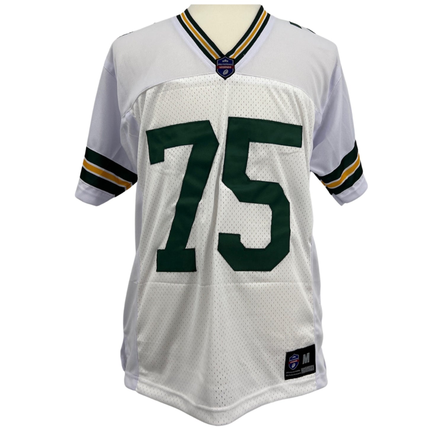 Forrest Gregg Jersey White Green Bay M-5XL Custom Sewn Stitched