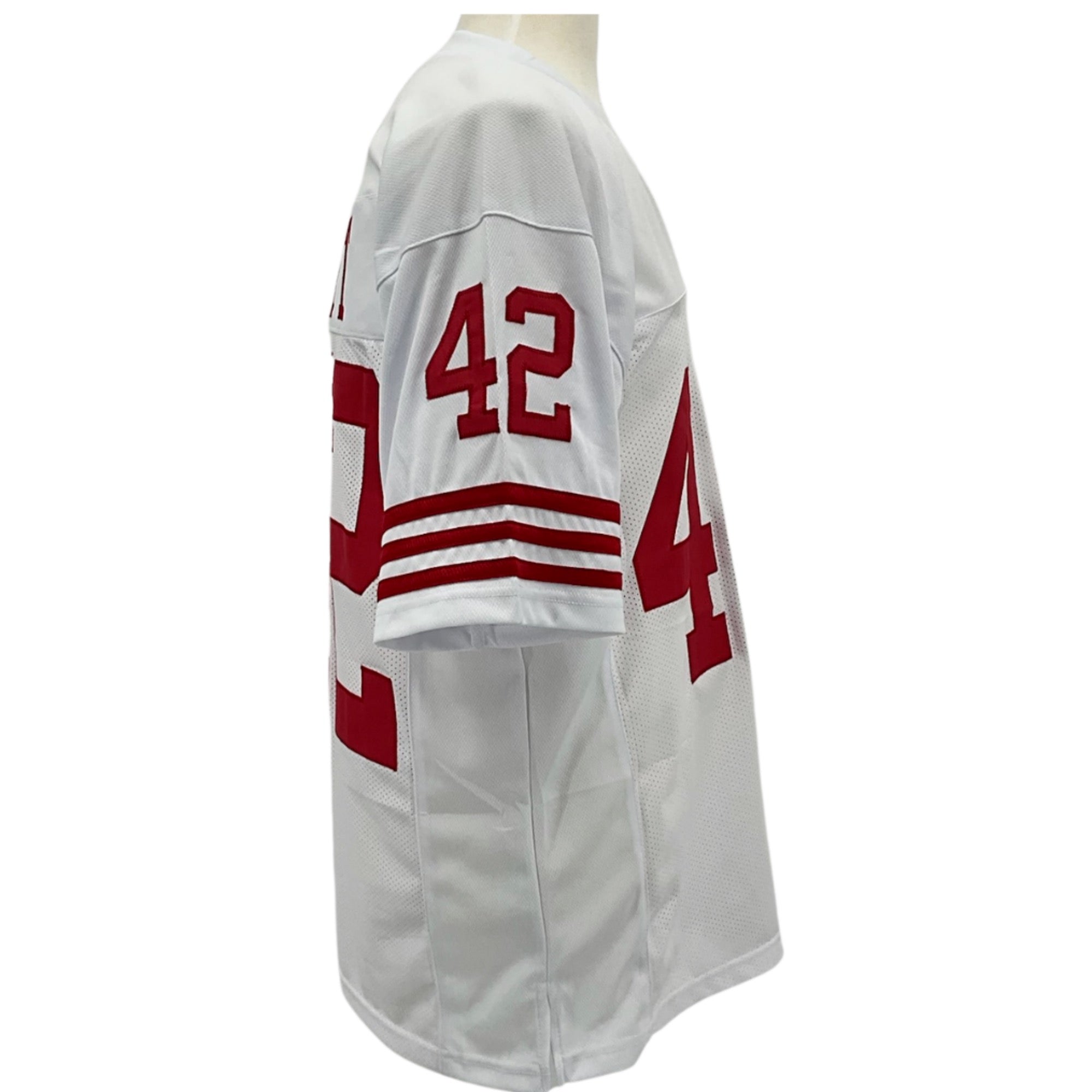 Ronnie Lott Jersey White San Francisco|  M-5XL Custom Sewn Stitched