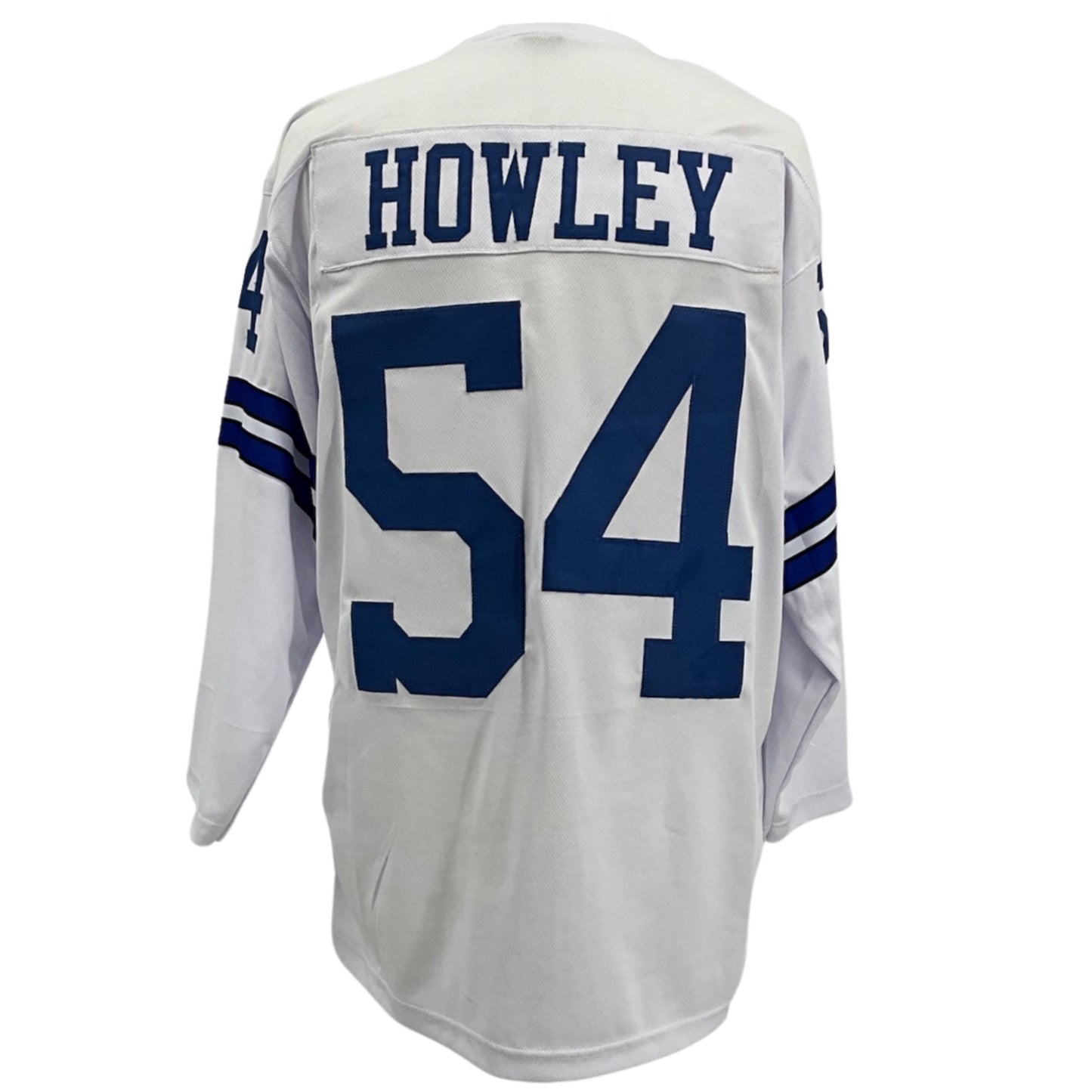 Chuck Howley Jersey L/S White Dallas M-5XL Custom Sewn Stitched