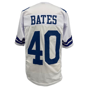 BILL BATES Dallas Cowboys WHITE Jersey M-5XL Unsigned Custom Sewn Stitched