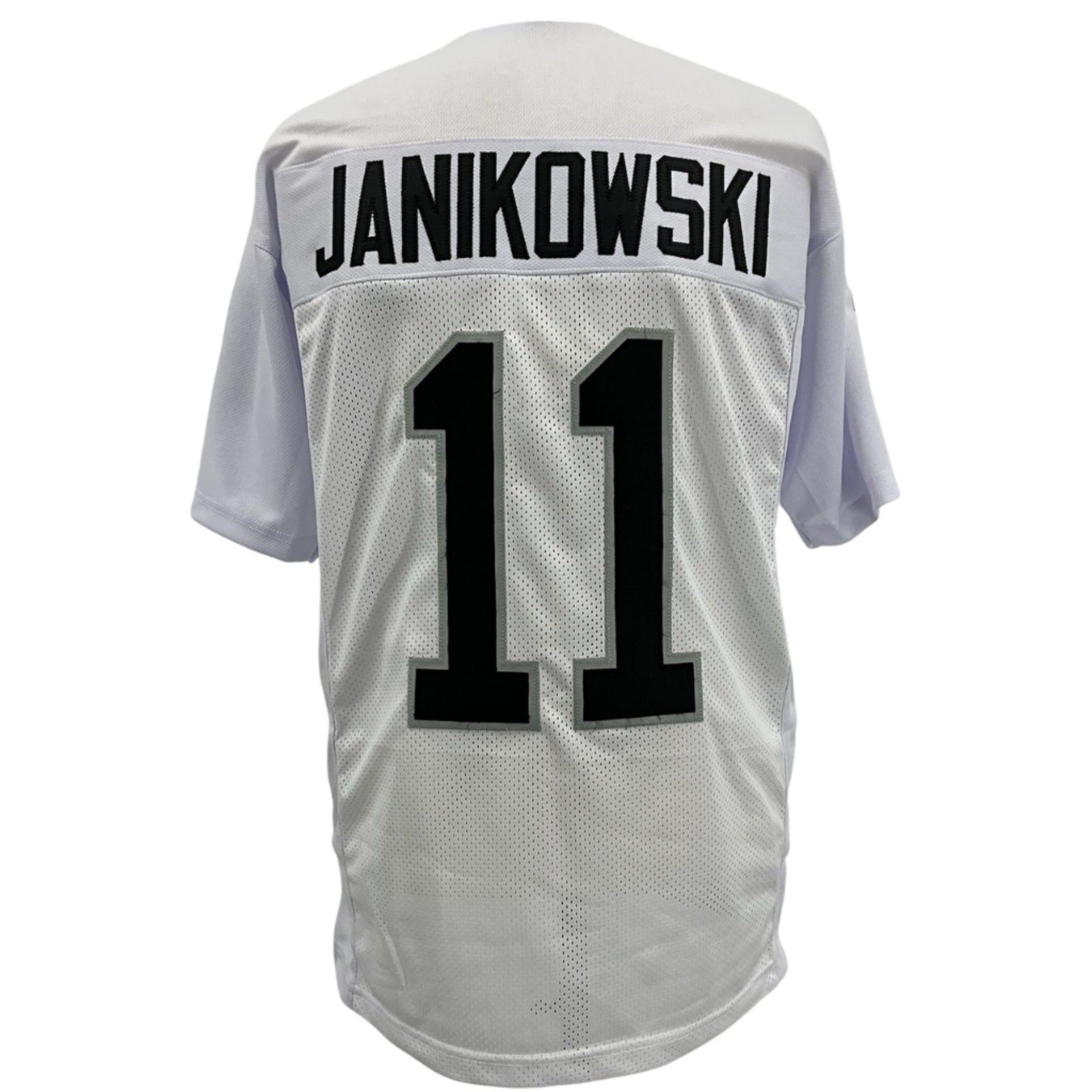 Sebastian Janikowski Jersey White Oakland B/SL M-5XL Custom Sewn Stitch